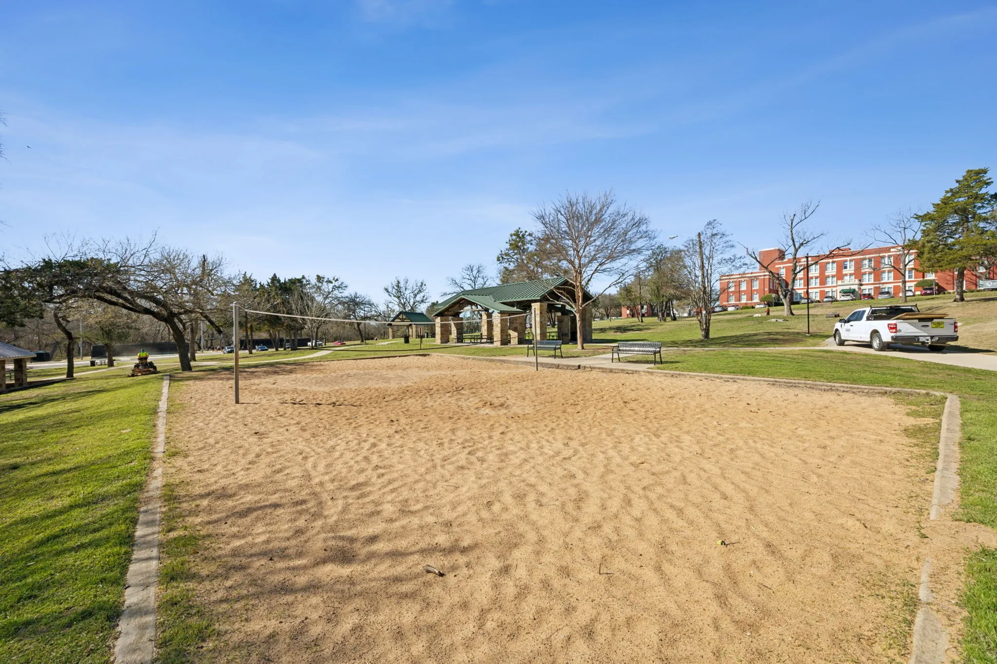 The Sand Volleyball courts at Finch Park.