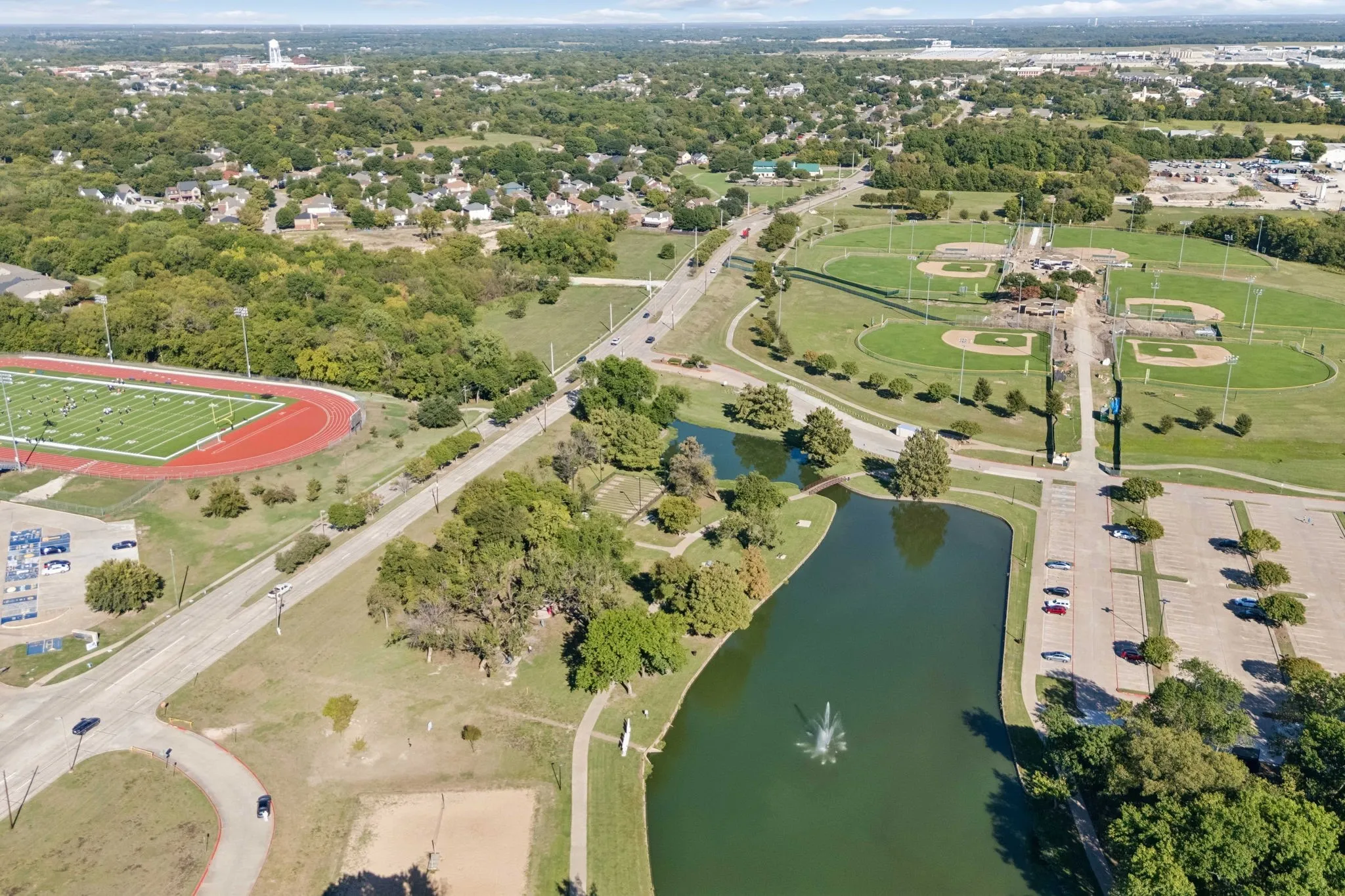 Another view of the park area near the home.