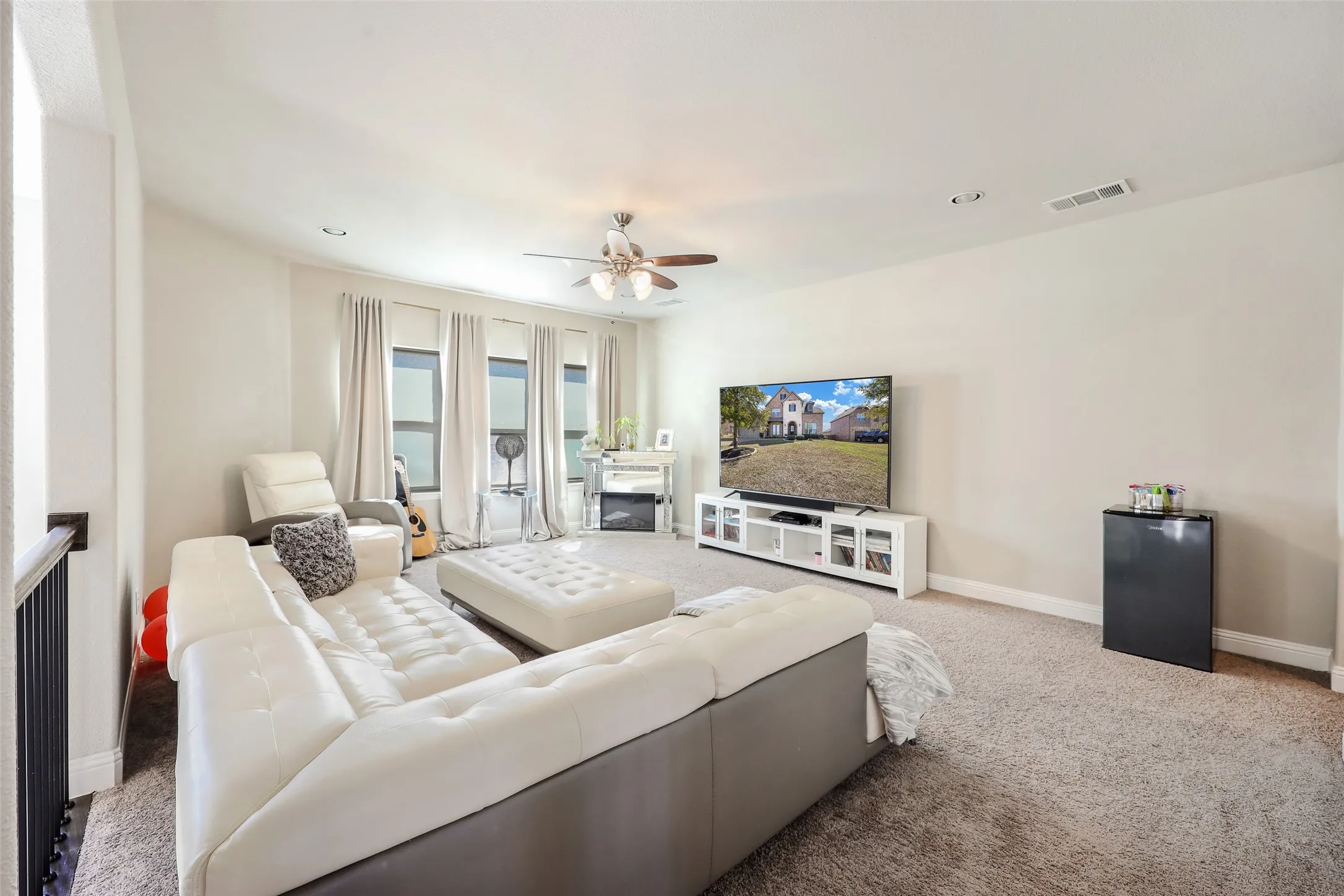 Upstairs living room or game room