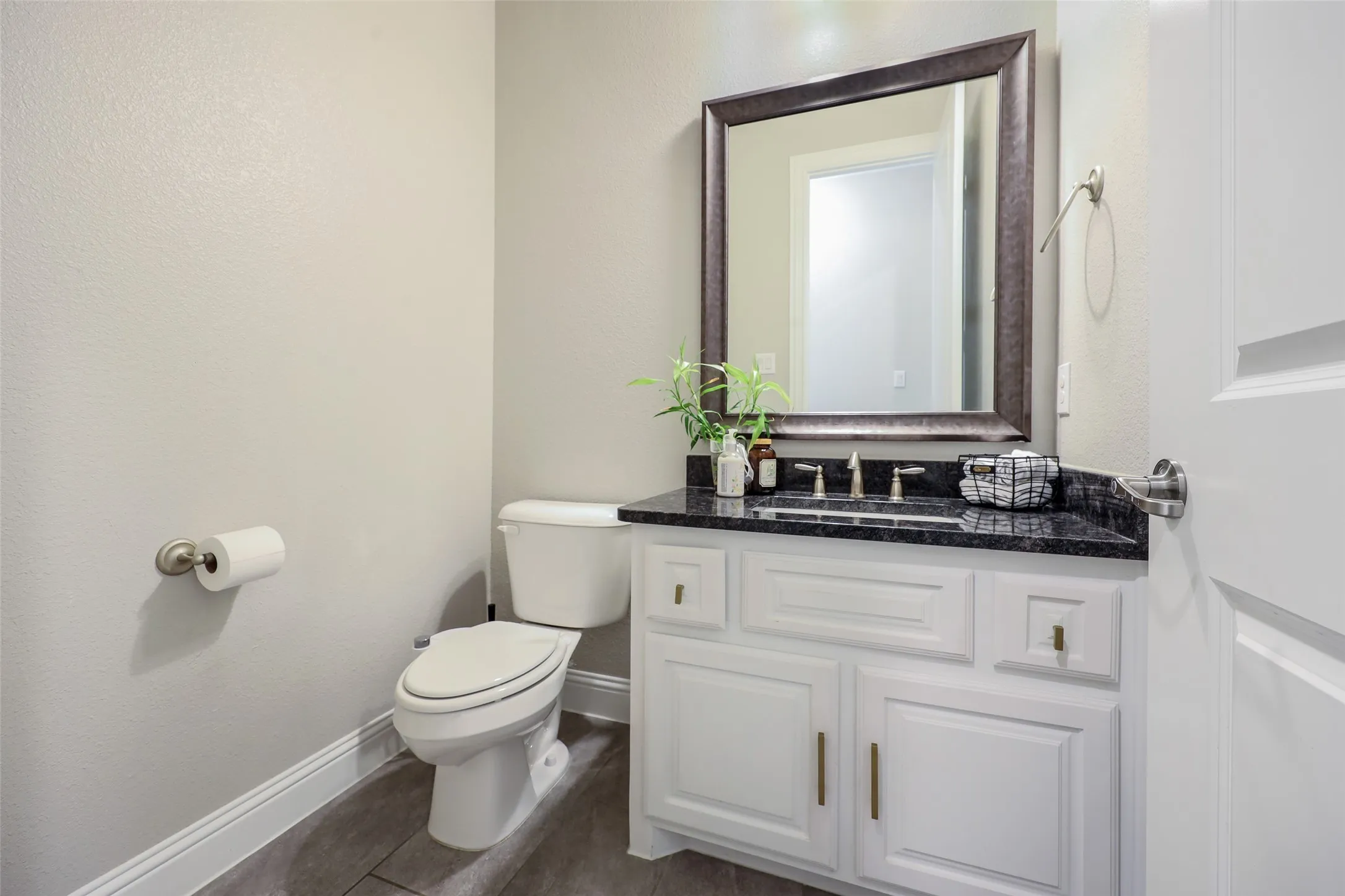 Half bath near downstairs living room