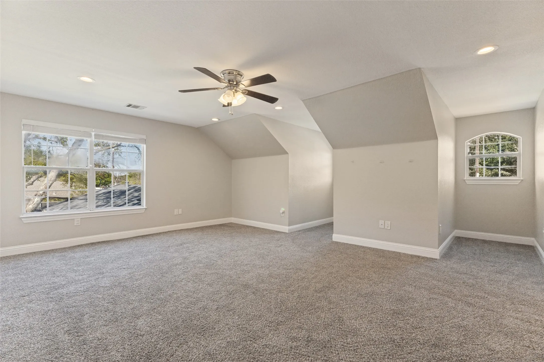 Oversized landing area upstairs great for a variety of needs