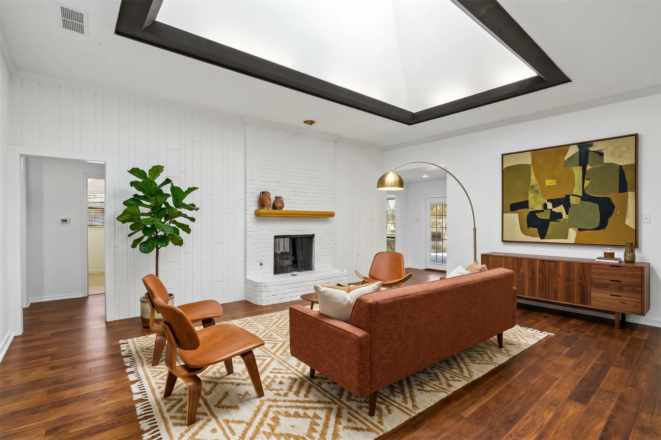 Virtually Staged Living Room