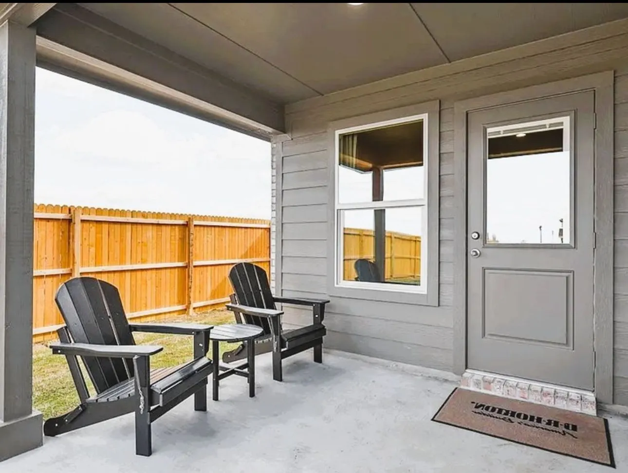View of patio