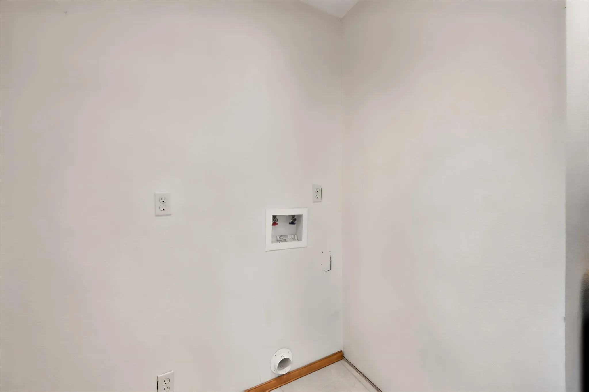 Dedicated utility hookups and outlets