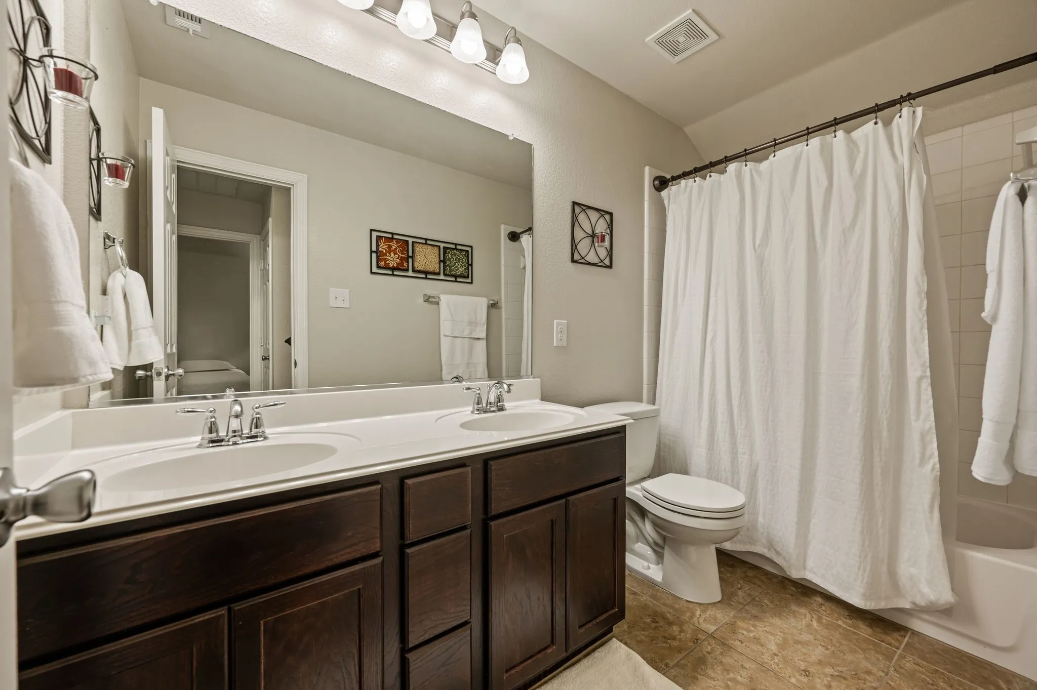 secondary bathroom near bedroom 2 and 3