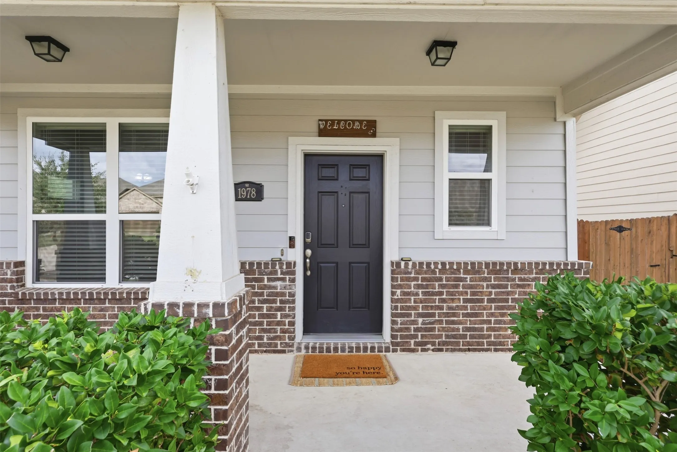 Large covered front porch