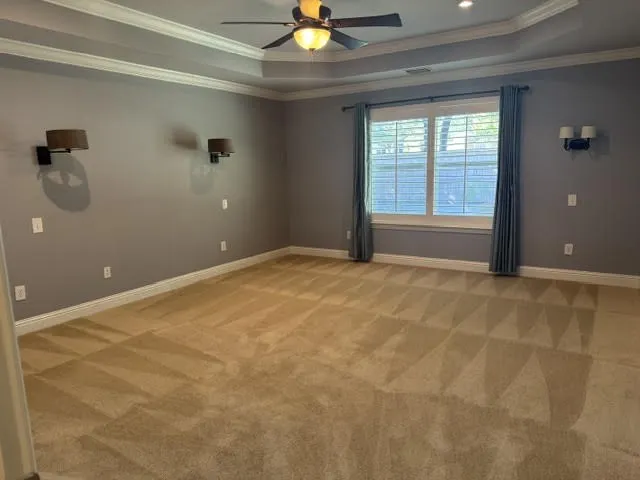 Primary Bedroom off the kitchen and den
