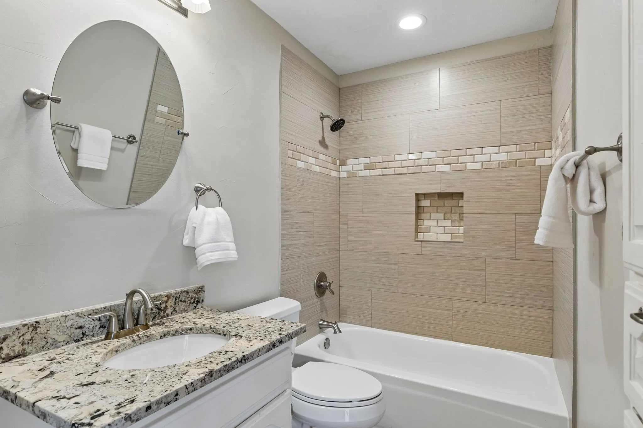 Guest Bathroom on Level 2, which also has a large storage closet