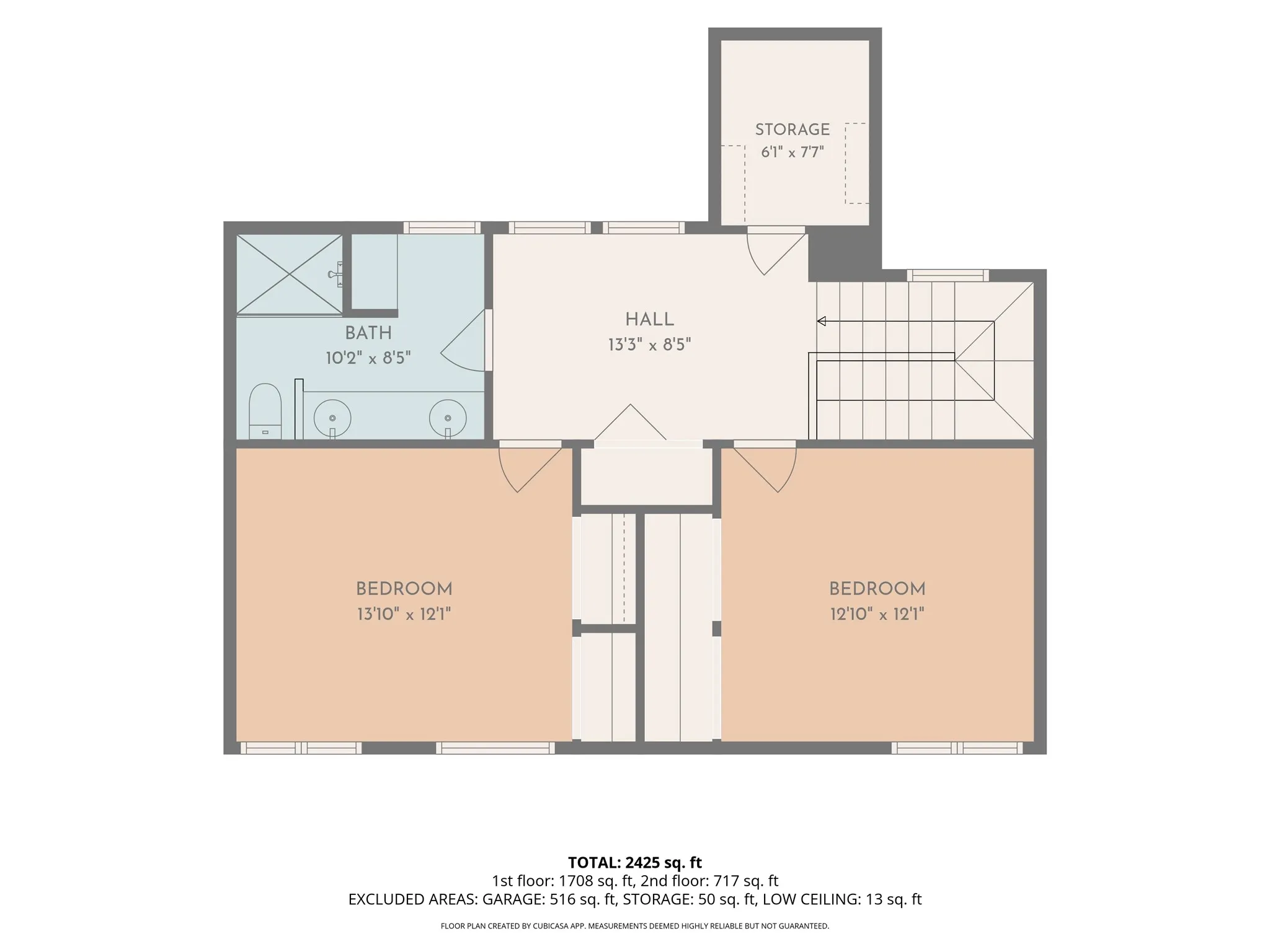 Upstairs Floorplan