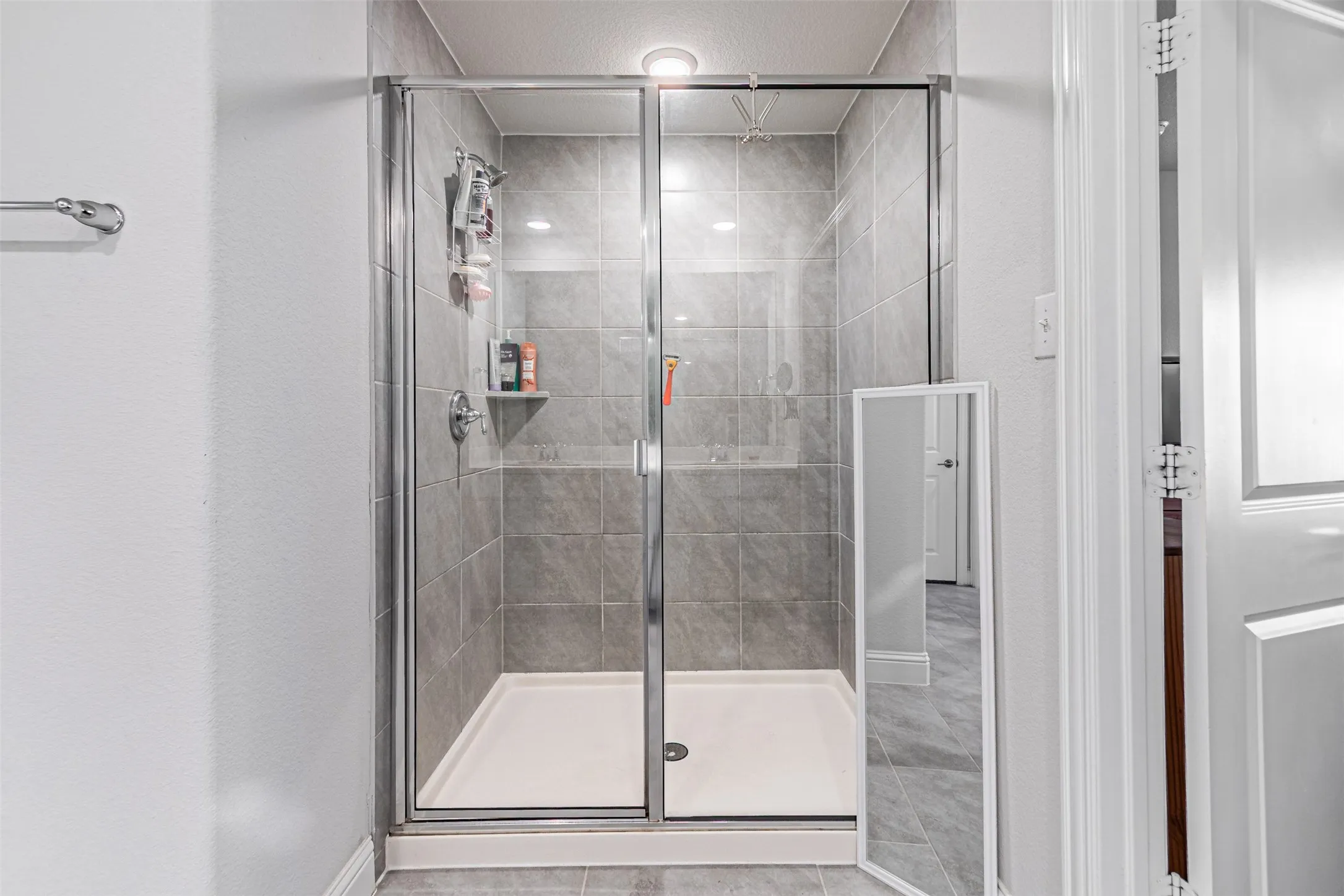 Spacious Shower in Primary  bathroom