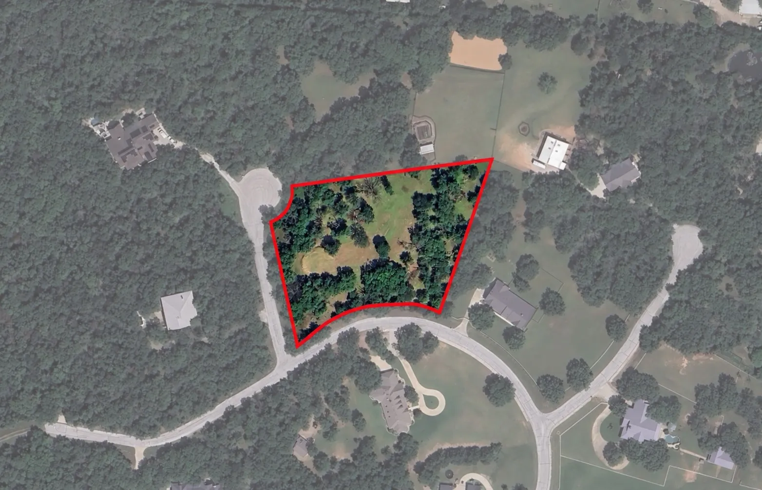 Approximate property boundary