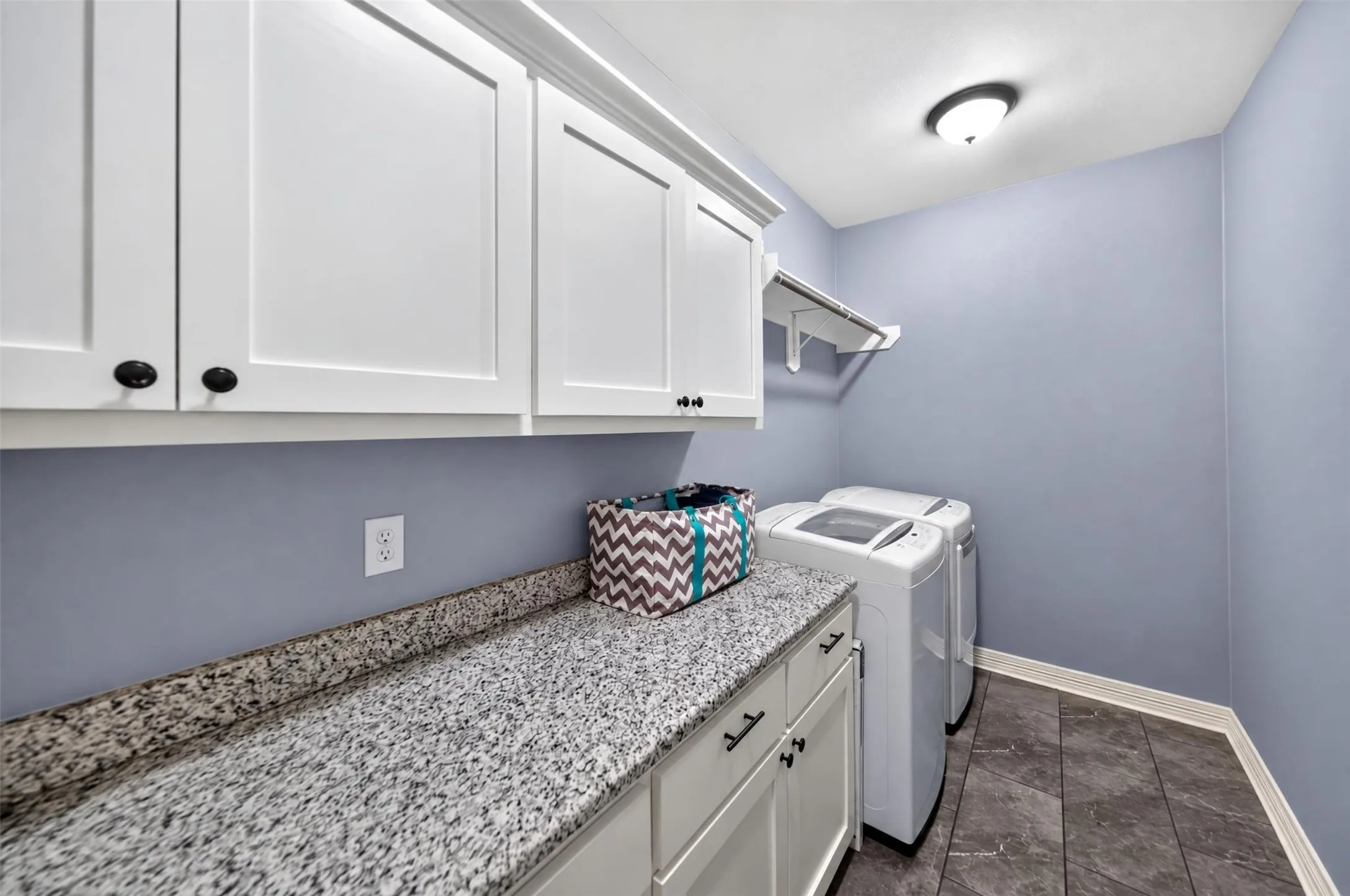 Storage in laundry room