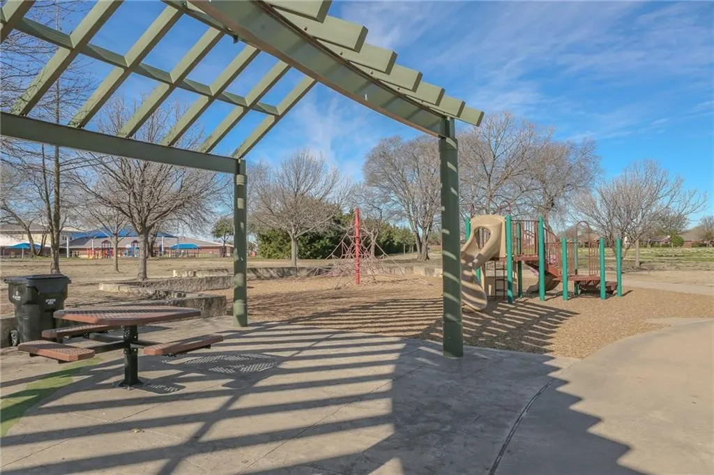 View of community featuring a pergola