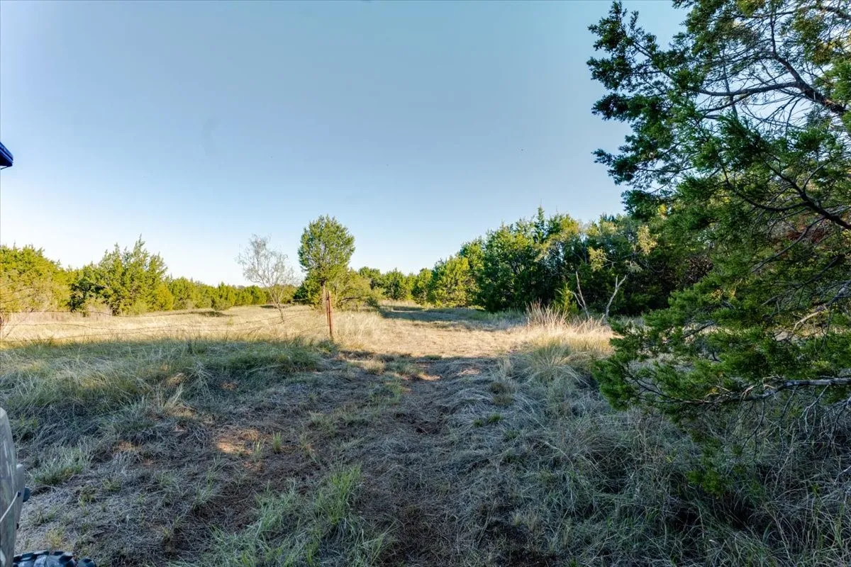 Expansive land with natural vegetation and established trees