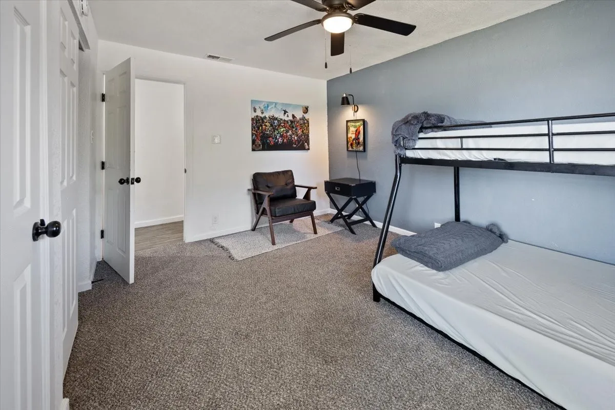 Another view of second bedroom.