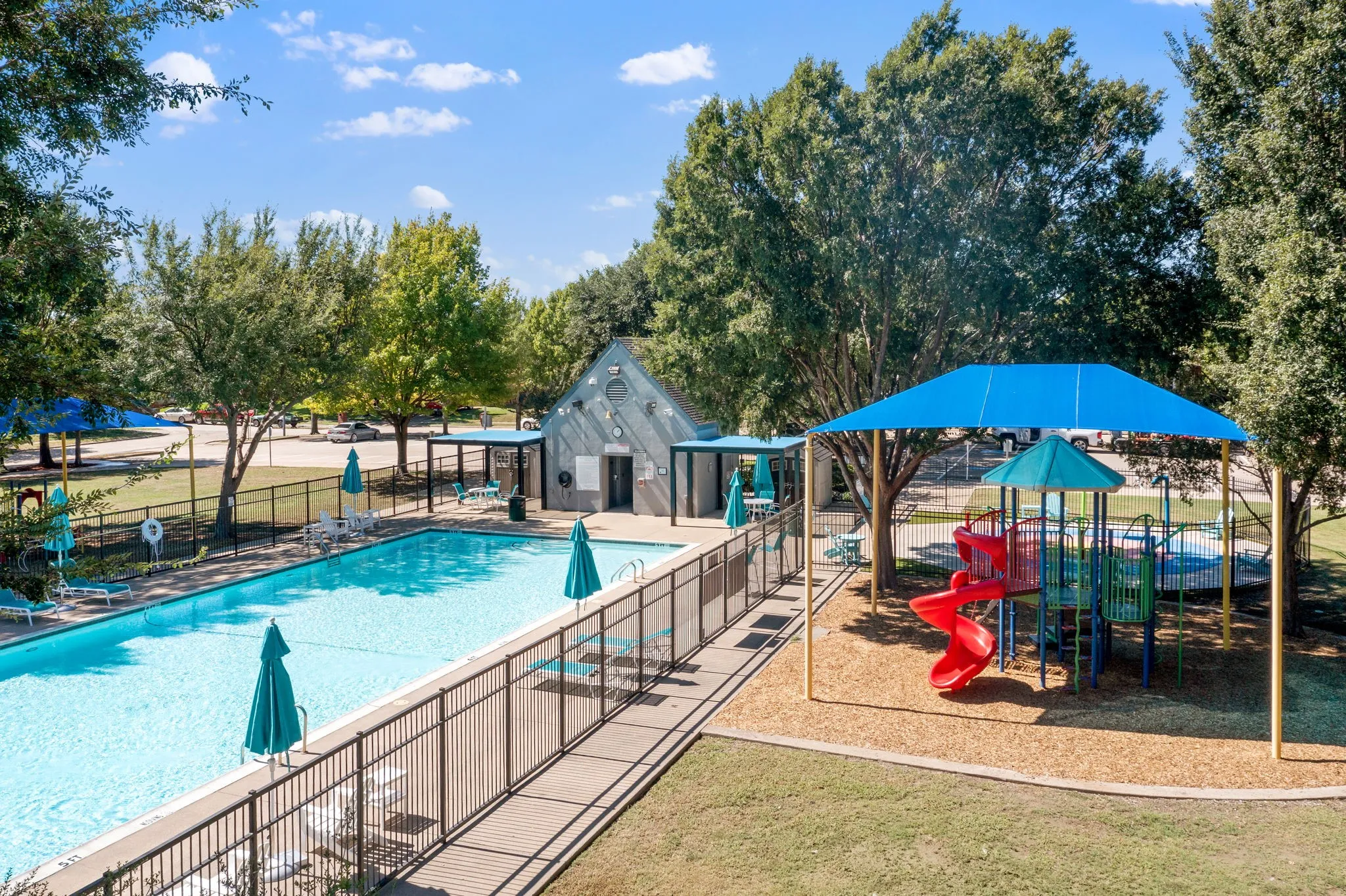 Pool with play ground