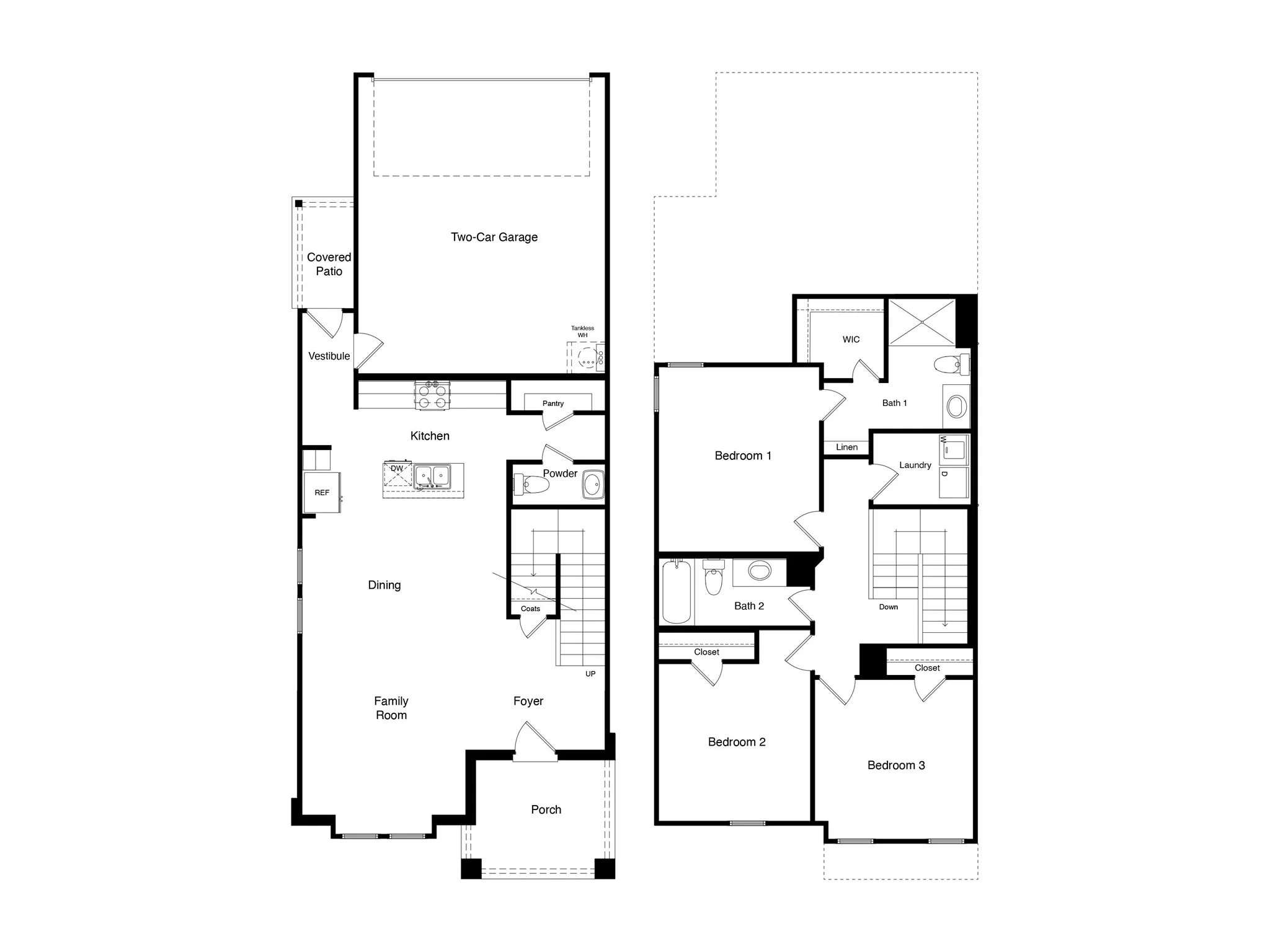D.R. Horton's  Cashew floor plan - All Home and community information, including pricing, included features, terms, availability and amenities, are subject to change at any time without notice or obligation. All Drawings, pictures, photographs, video, square footages, floor plans, elevations, features, colors and sizes are approximate for illustration purposes only and will vary from the homes as built.