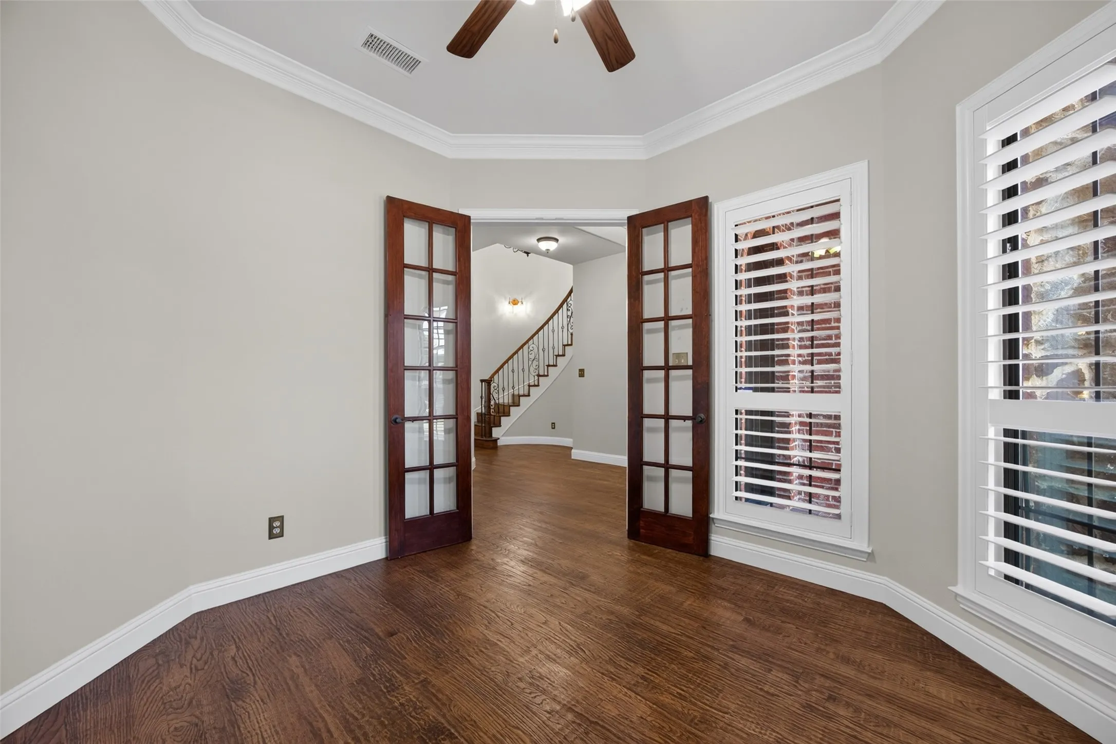 Designated study at the front of the home