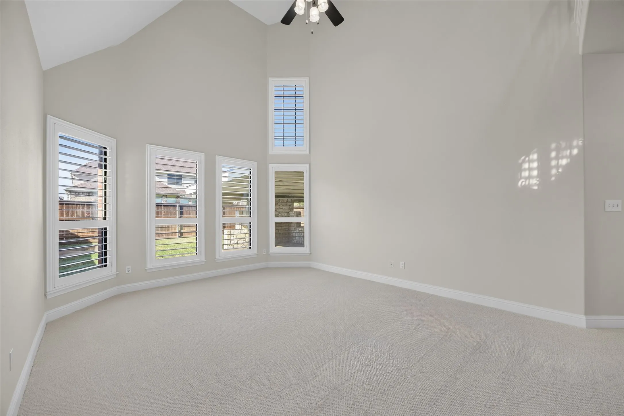 Second story bonus room above the primary bedroom could be a nursery, home gym, second study or even a 6th bedroom!