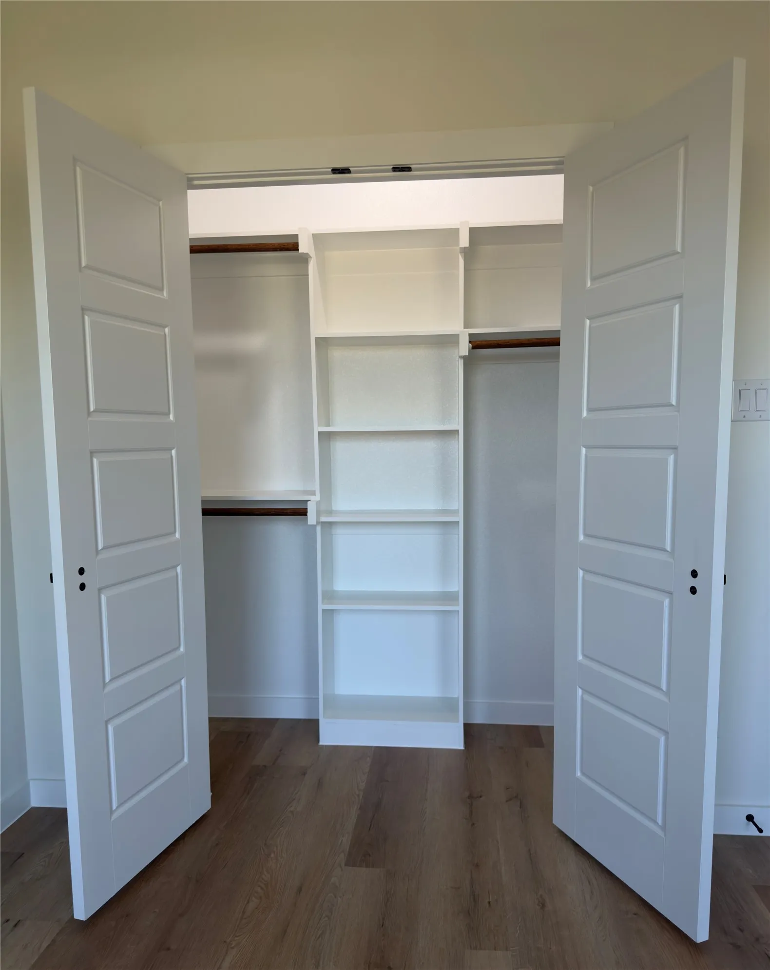 Guest room closet.