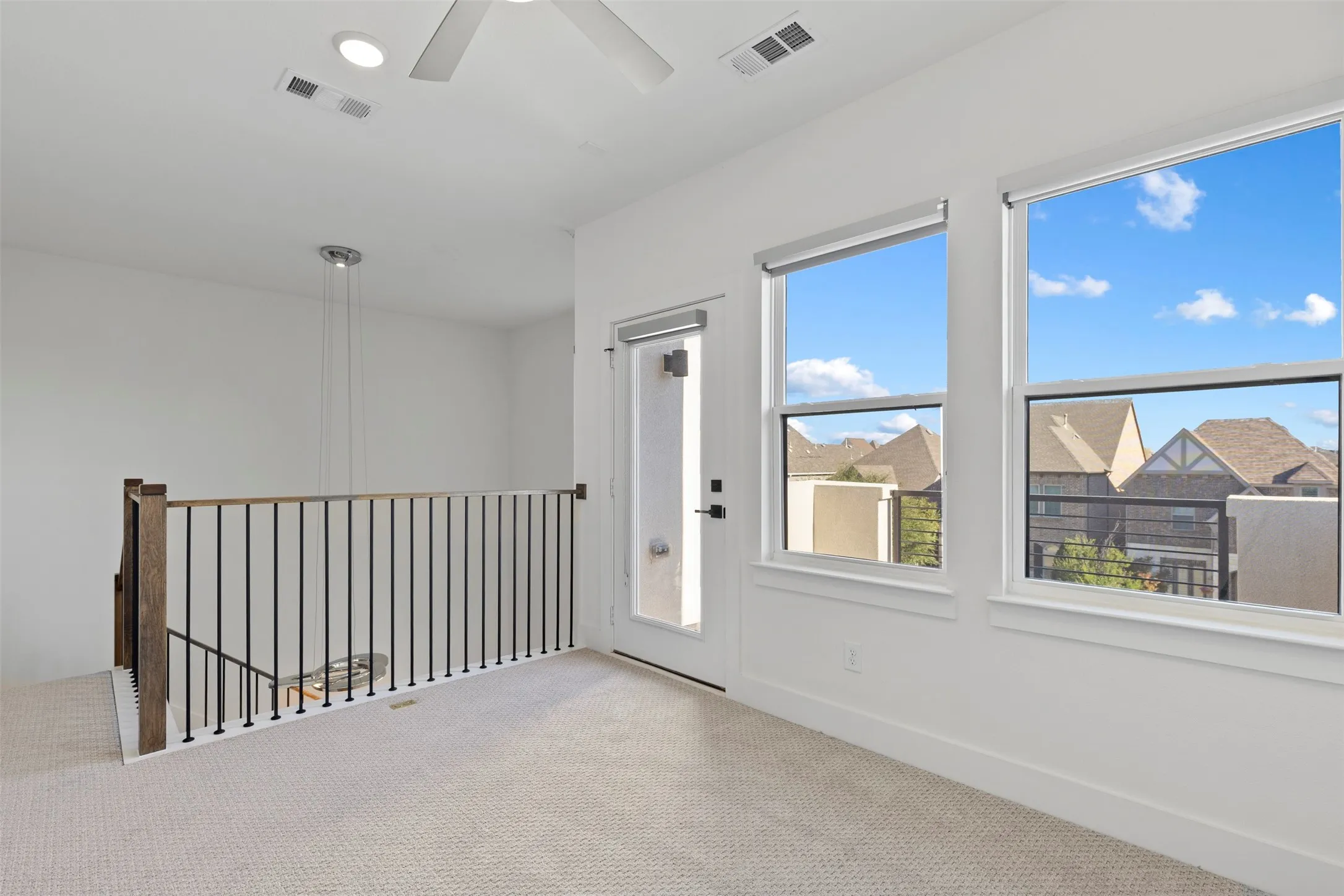 This versatile bonus living area located on the third floor offers an ideal layout that could easily serve as a quiet, productive home office, a vibrant game room, or a private hobby space to suit your specific lifestyle needs.