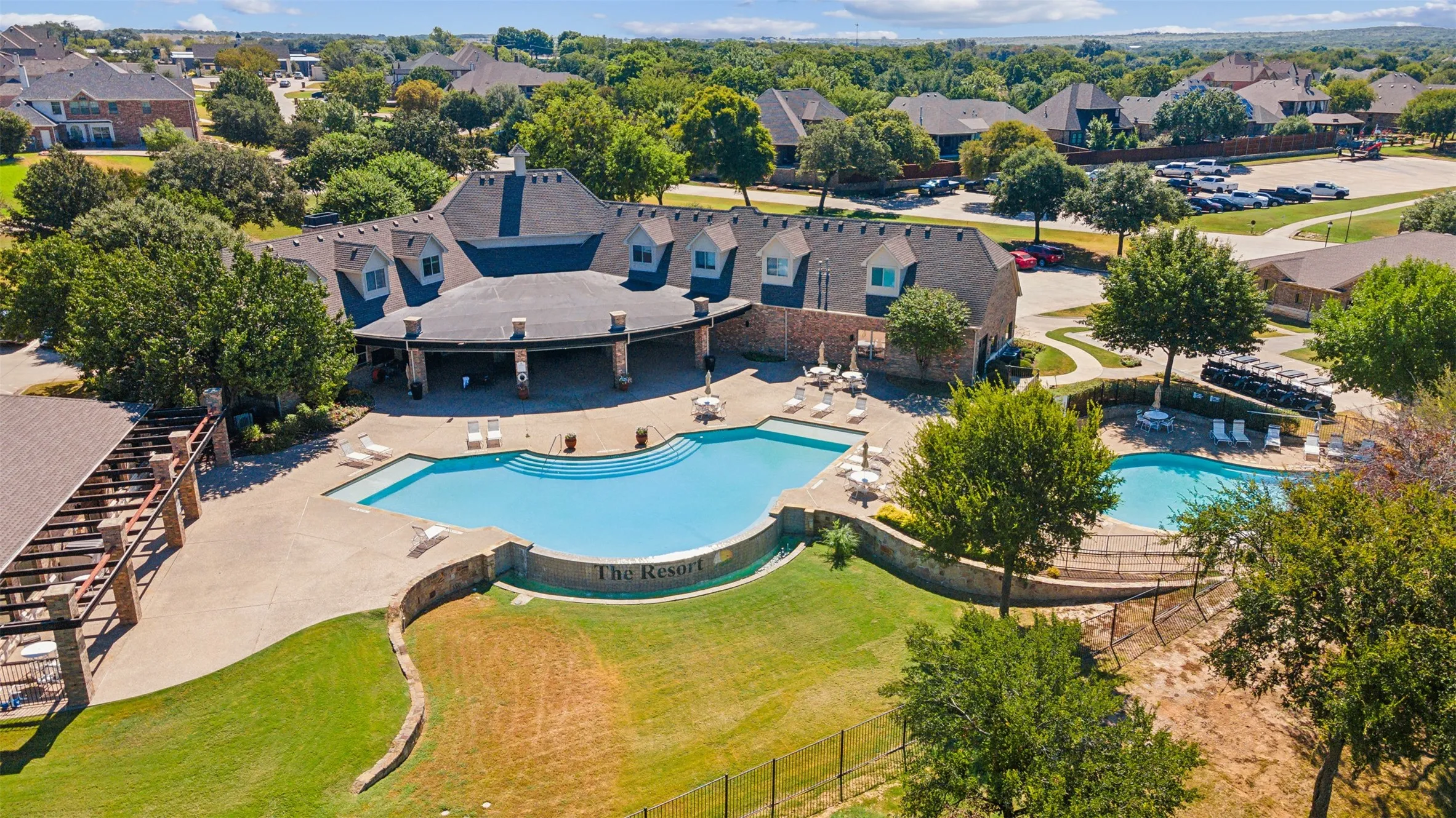 Clubhouse and two resort style pools