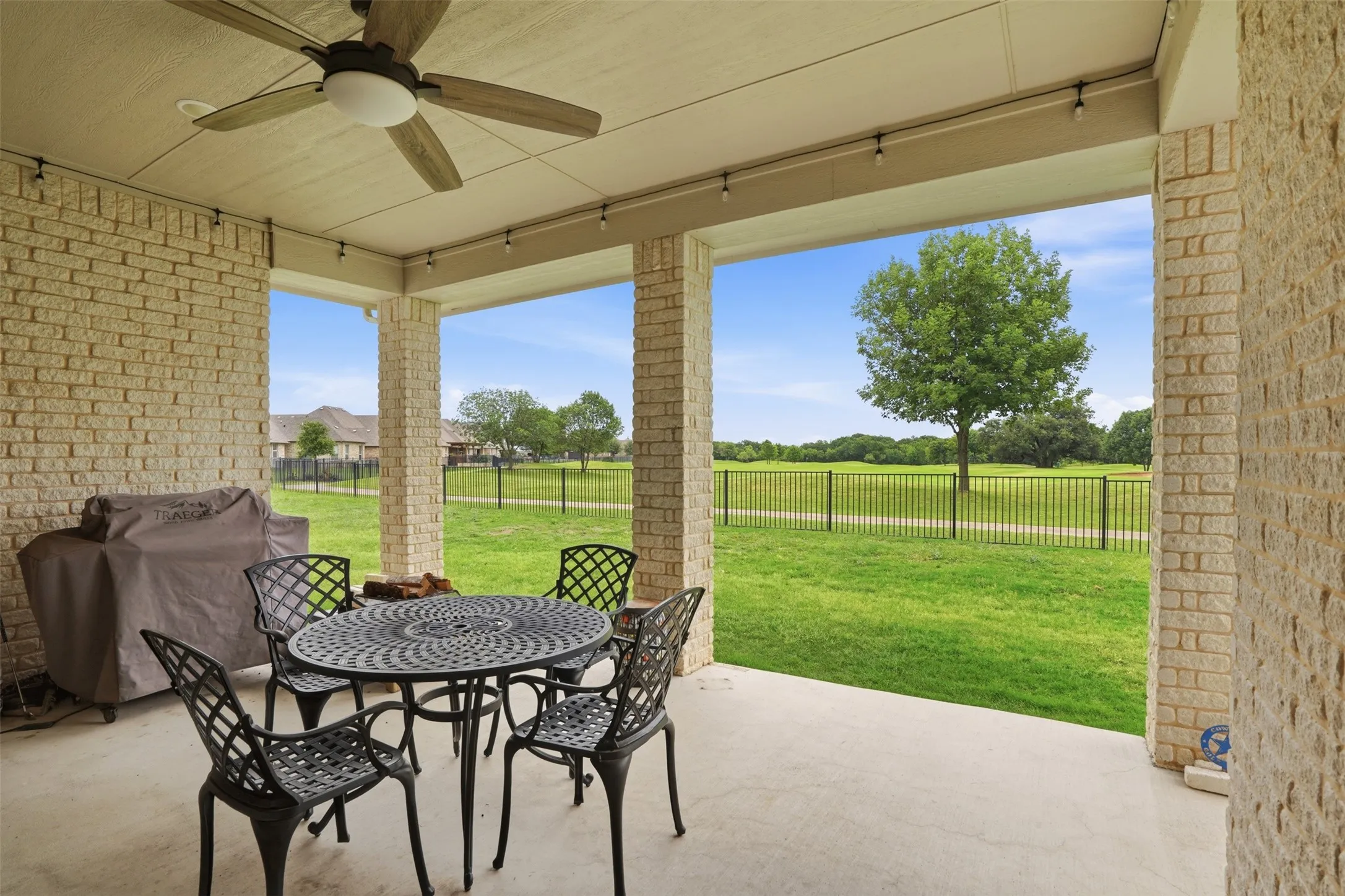 View from the patio