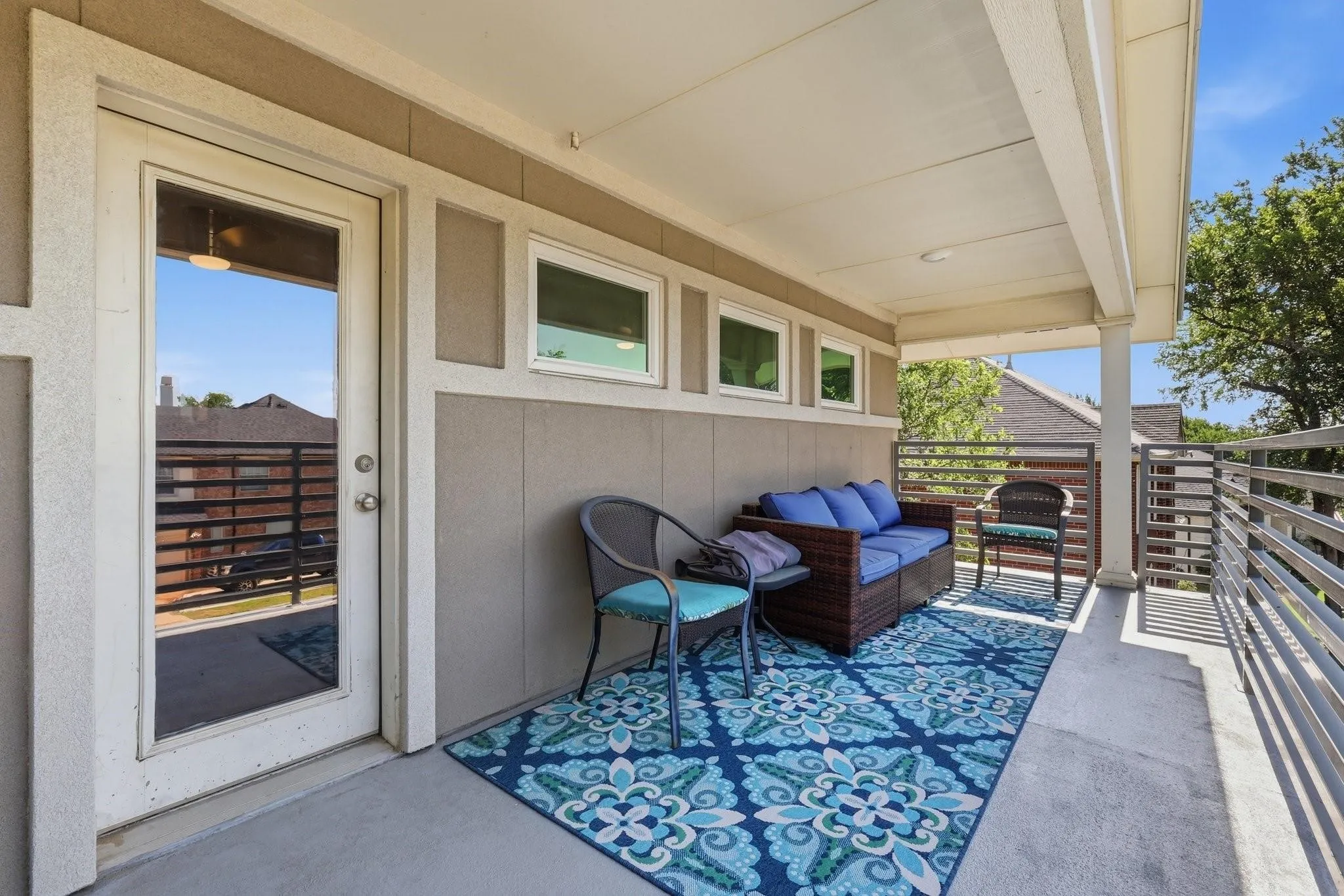 Enjoy extra peace & quiet living on your balcony.