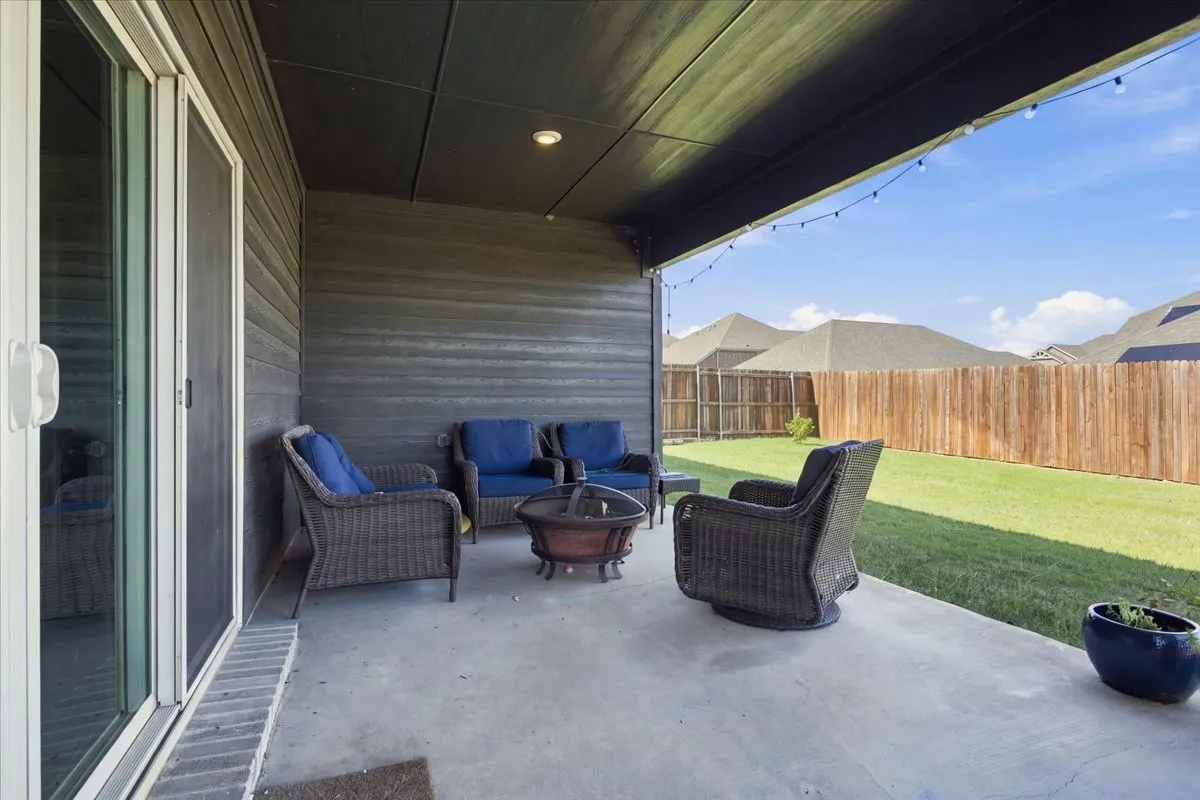 Back covered patio