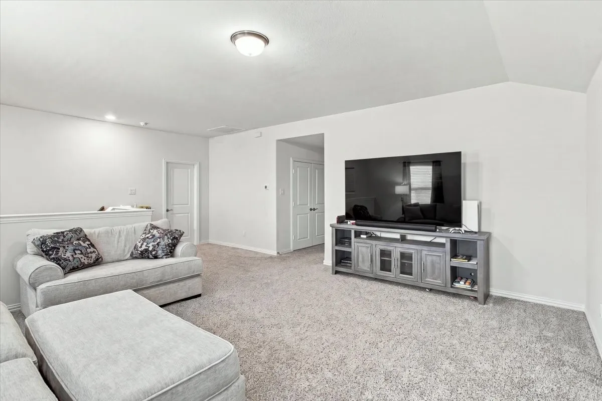 Upstairs living area