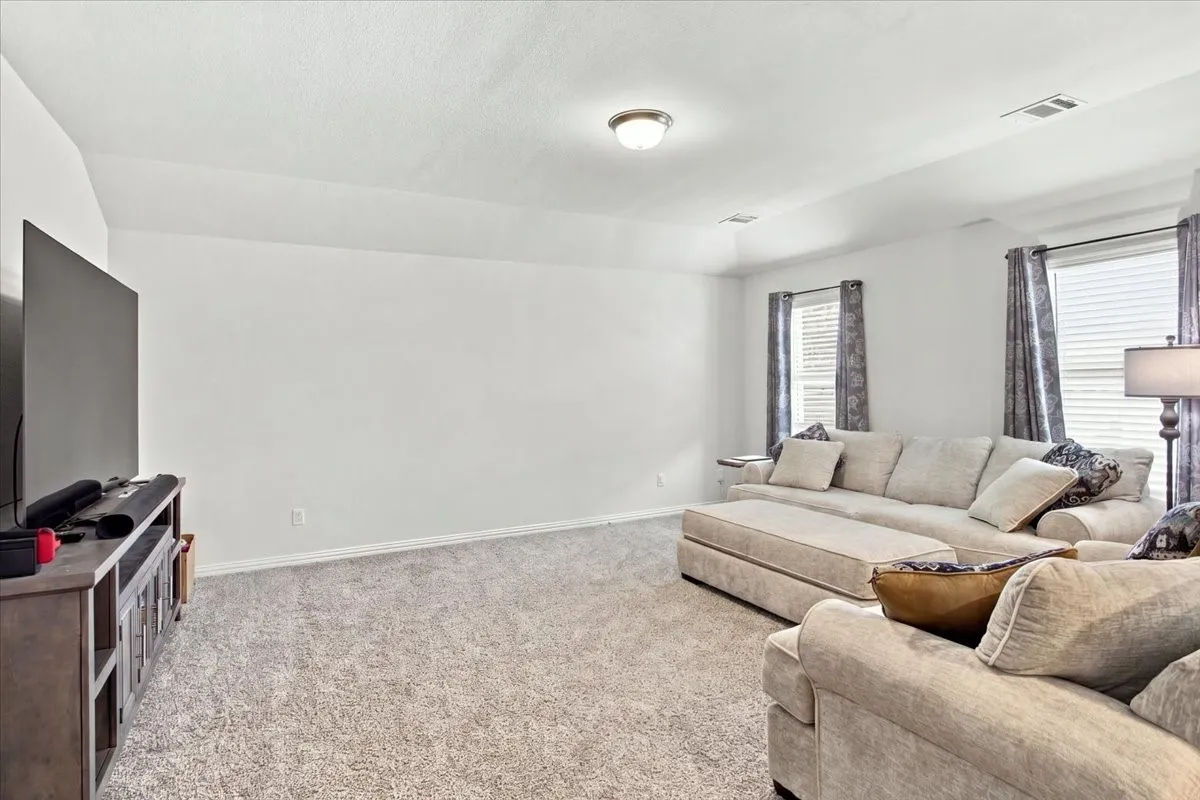 Upstairs living area