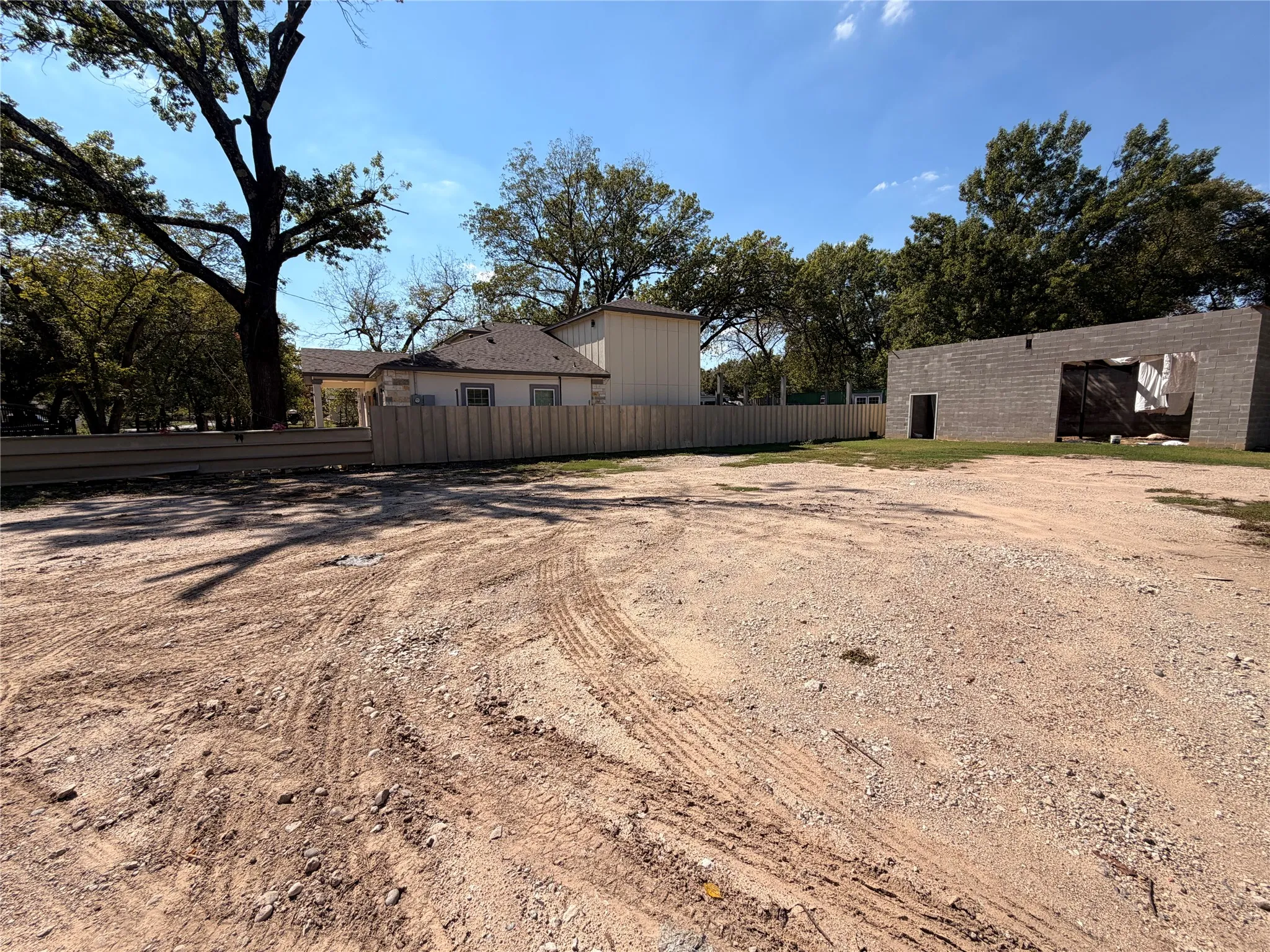 View of adjacent lots; boundaries not depicted.