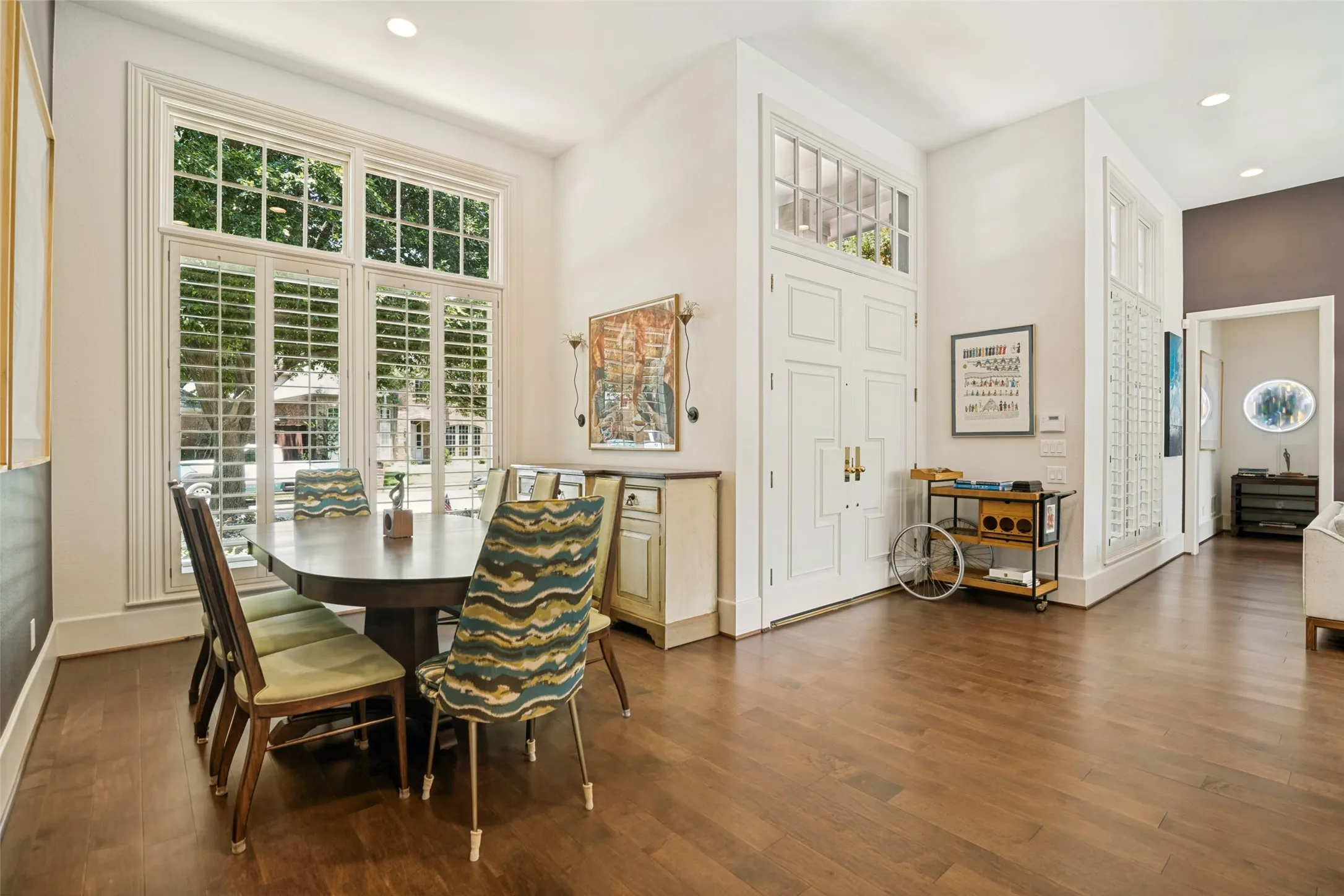 Formal dining close up