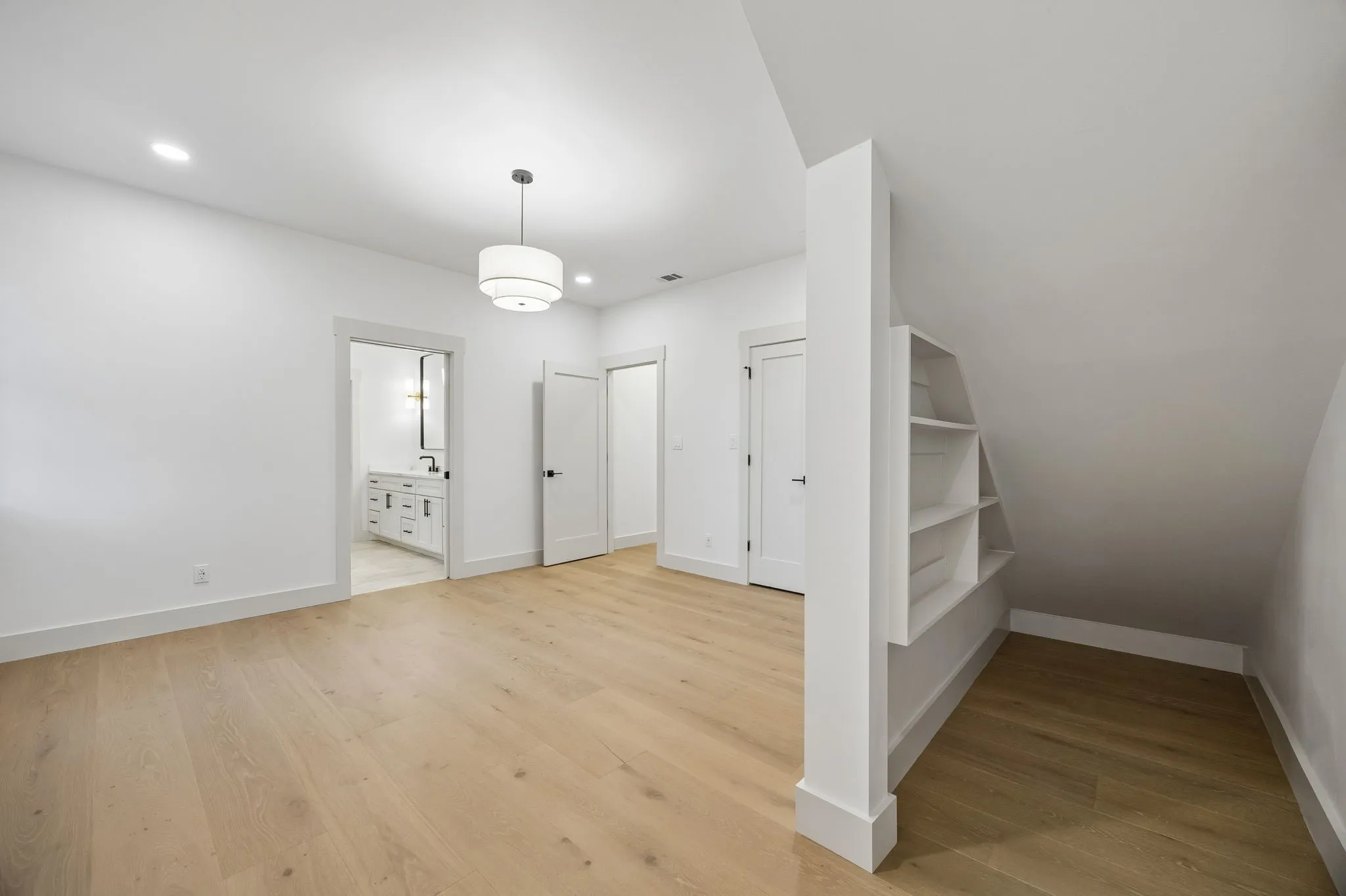 Bedroom #3 features a nook with storage