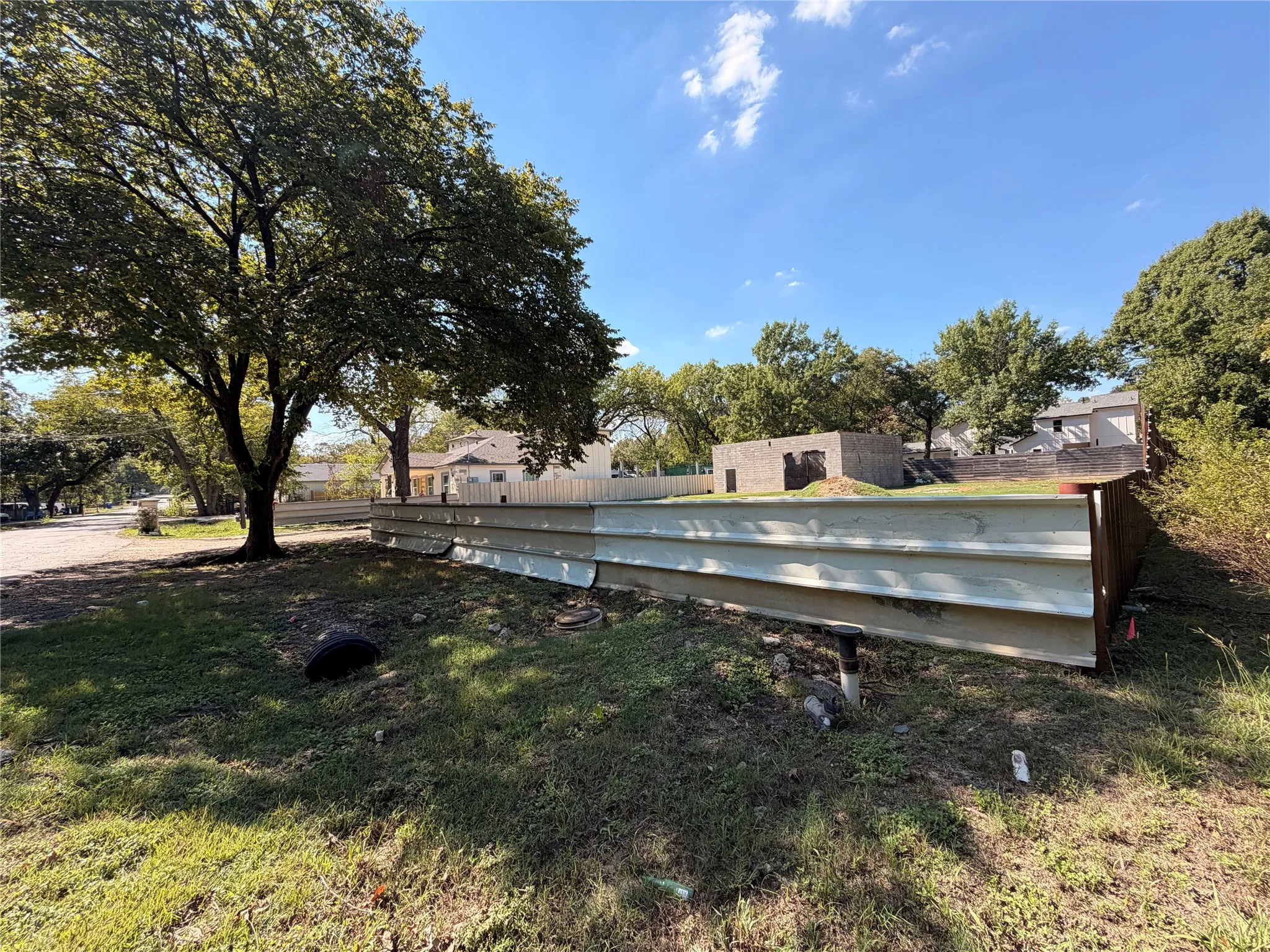 View of adjacent lots; boundaries not depicted.
