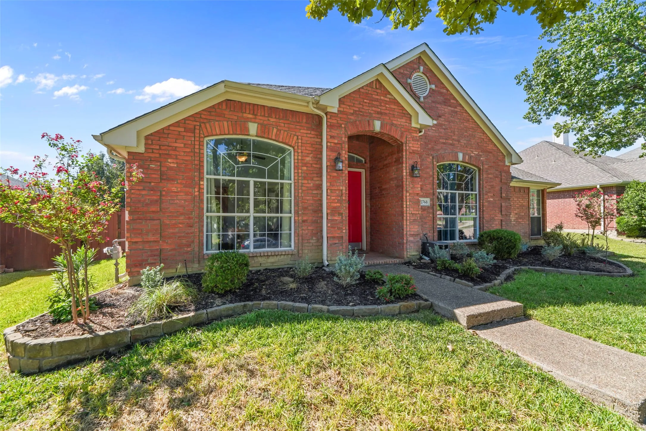 Landscaped Front Yard
