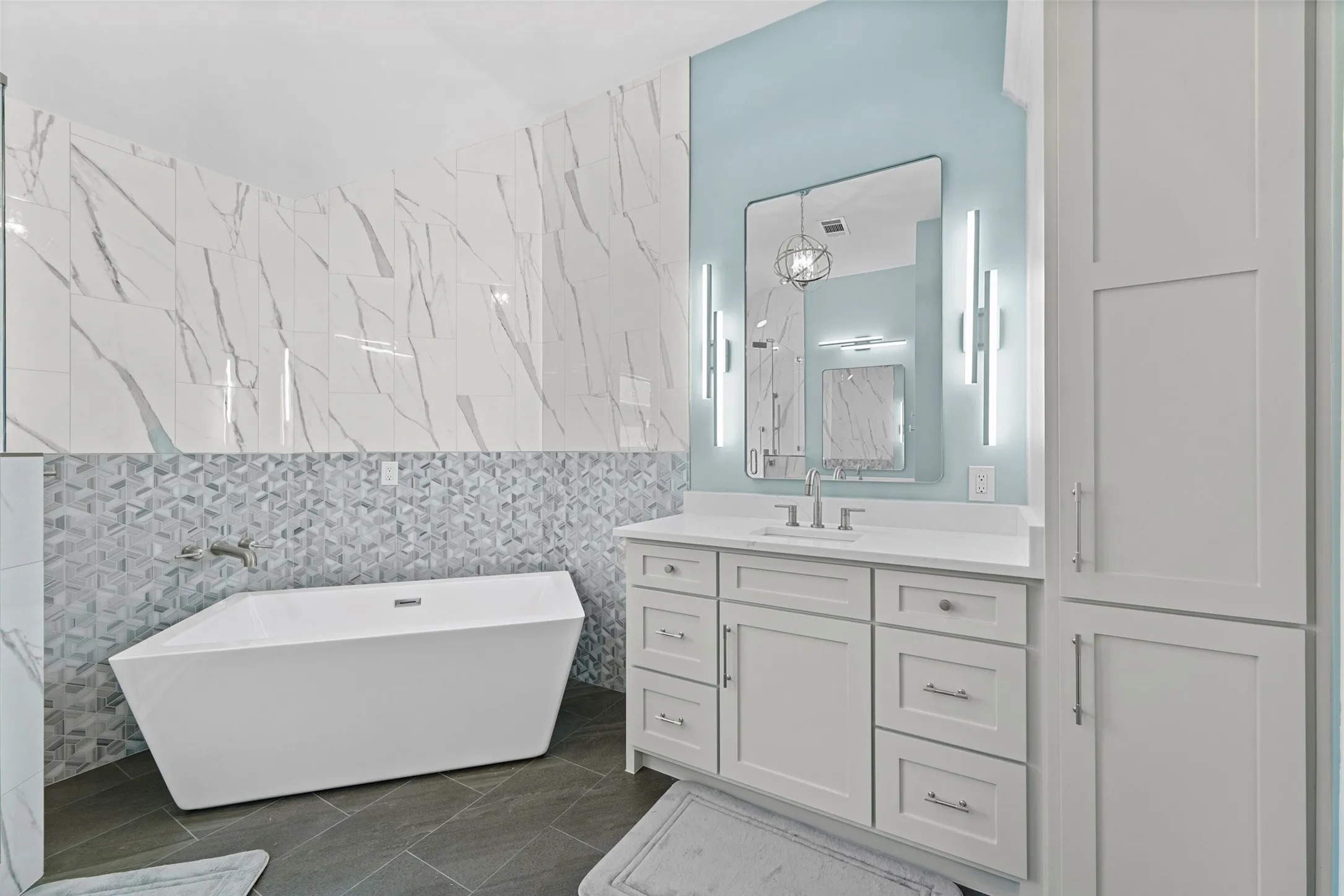 Relax in your tub after a long day at work