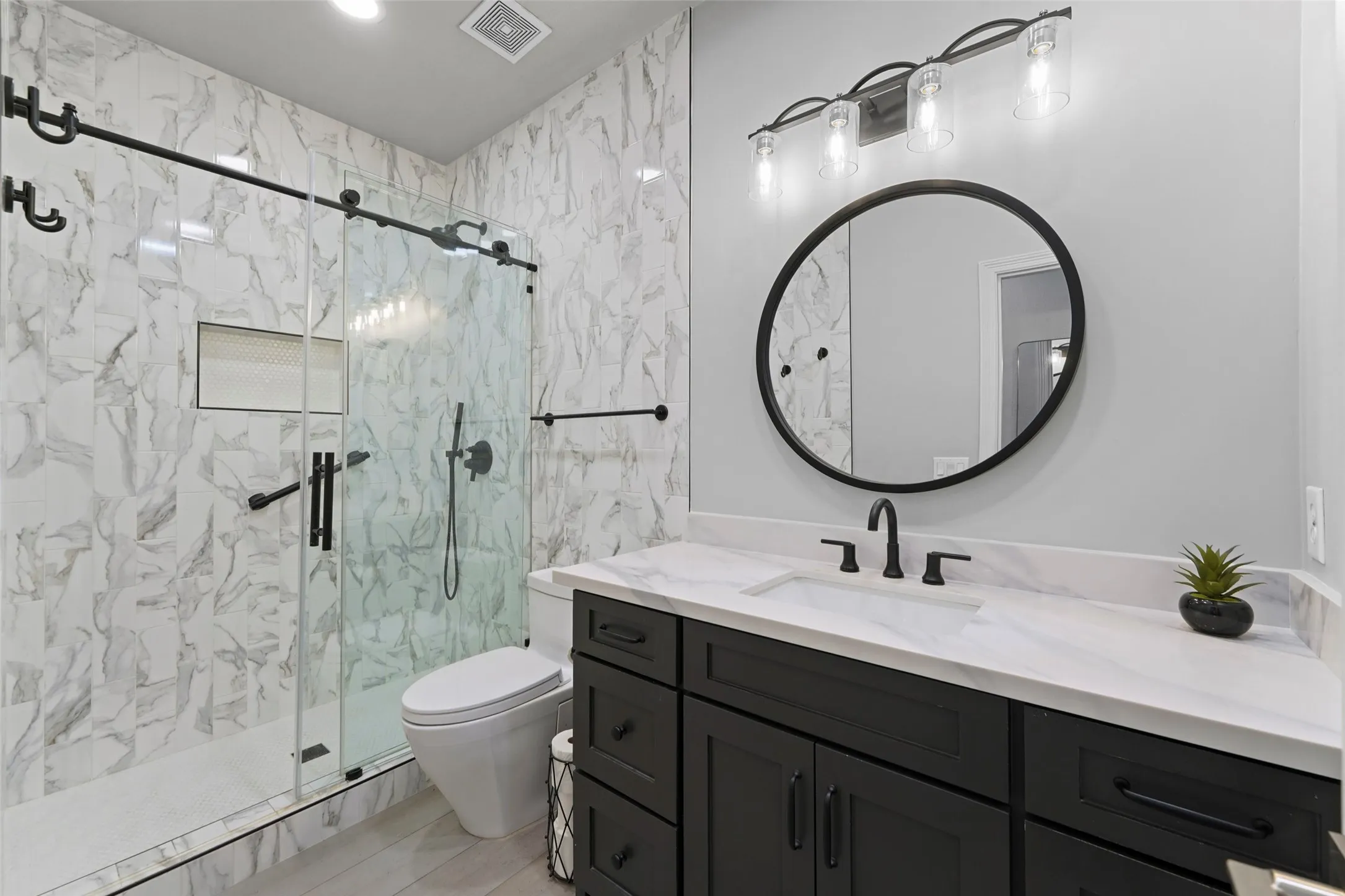 Guest Bathroom with Walk in Shower