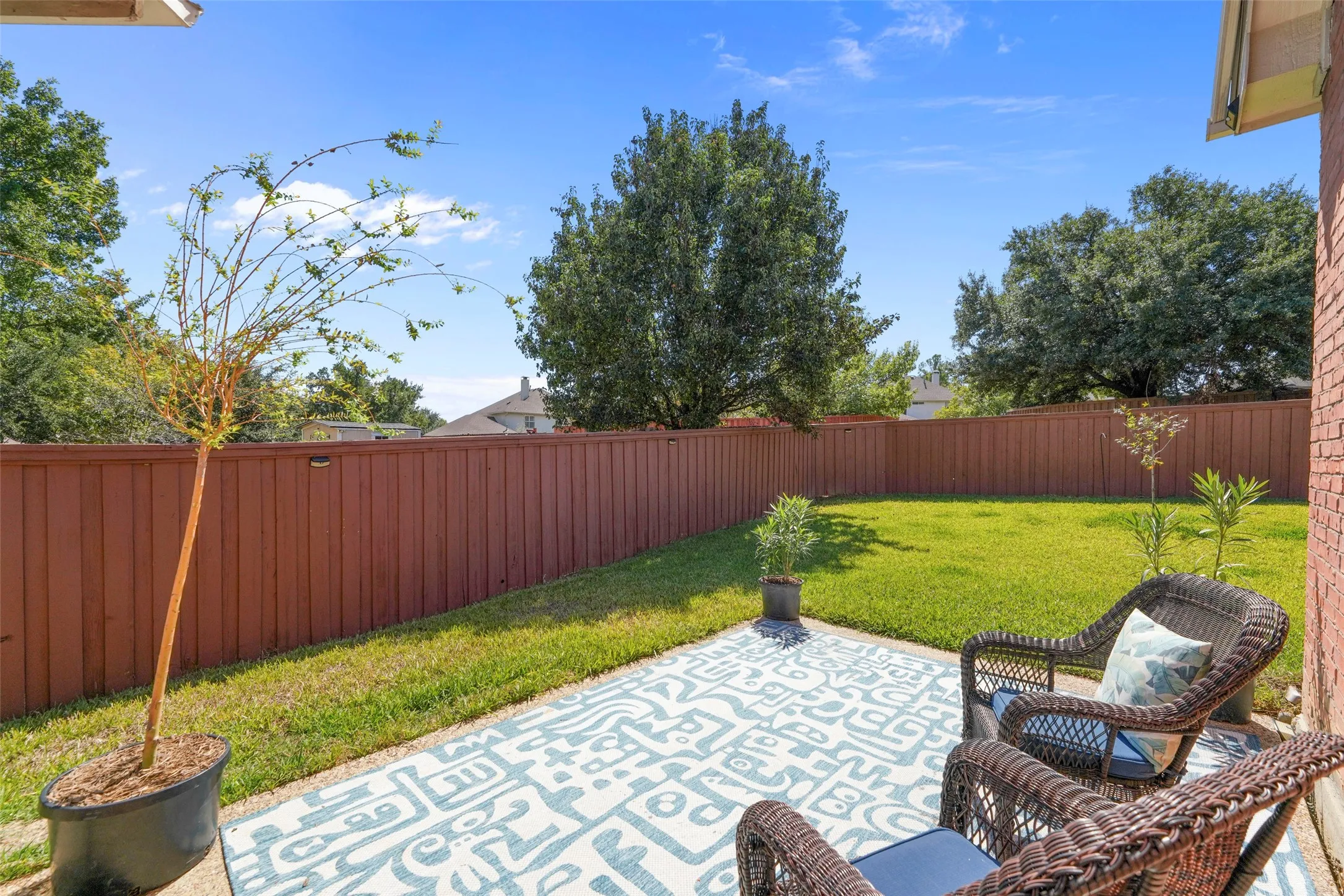 Access the patio from the breakfast room
