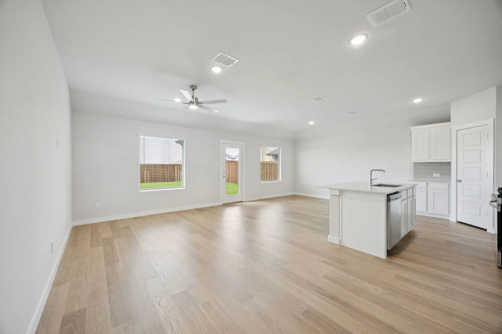 Open Floor Plan in the Hadley home plan – REPRESENTATIVE PHOTO