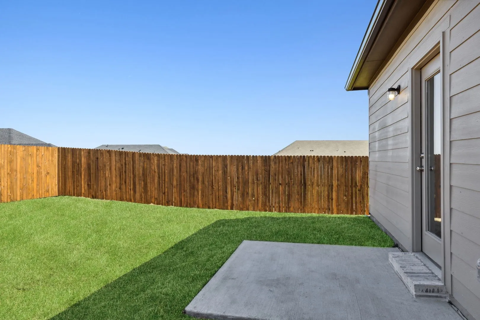 Back Yard in the Ash home plan – REPRESENTATIVE PHOTO
