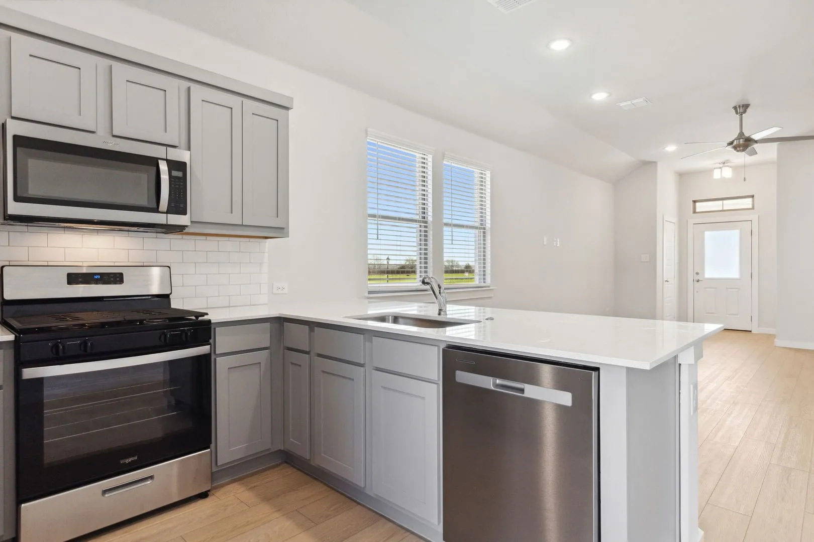 Kitchen in the Ash home plan – REPRESENTATIVE PHOTO