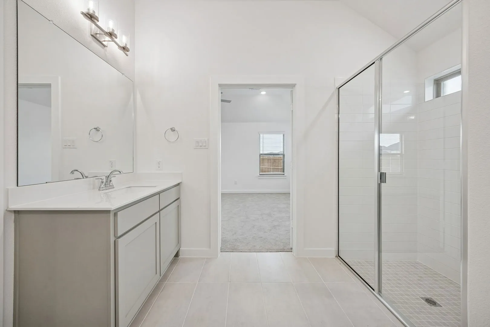 Primary Bathroom in the Gilmour II home plan – REPRESENTATIVE PHOTO