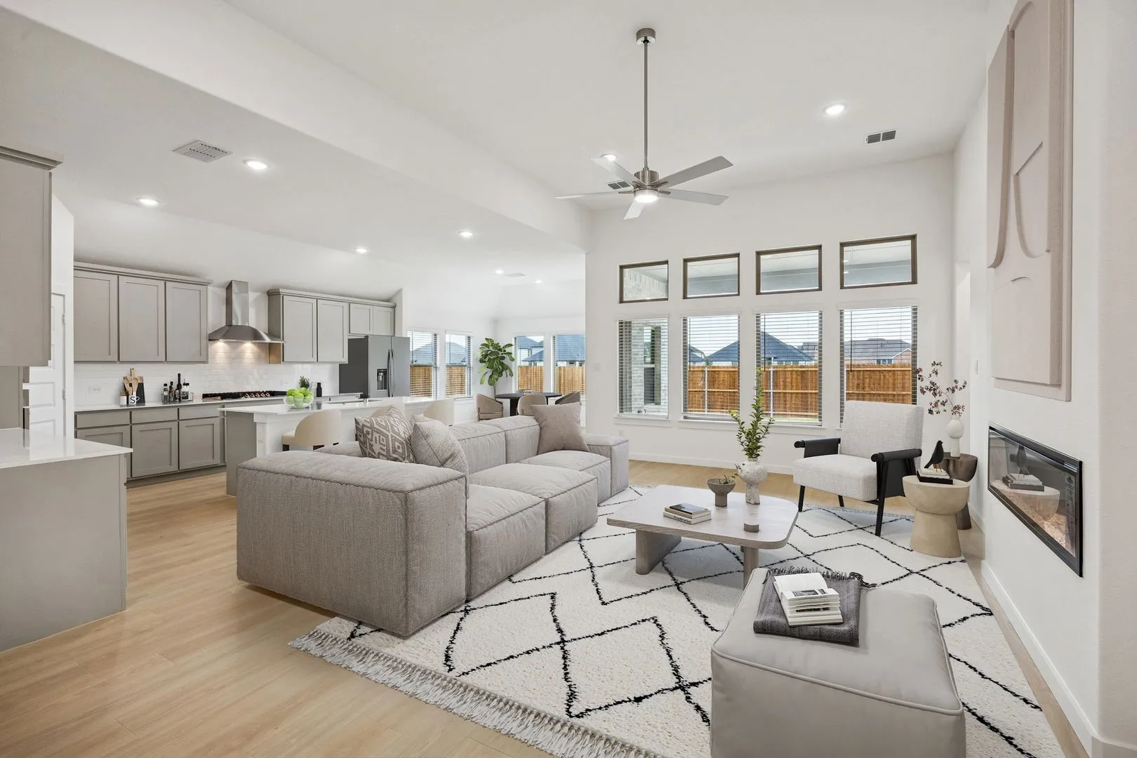 Open Floor Plan in the Gilmour II home plan – REPRESENTATIVE PHOTO