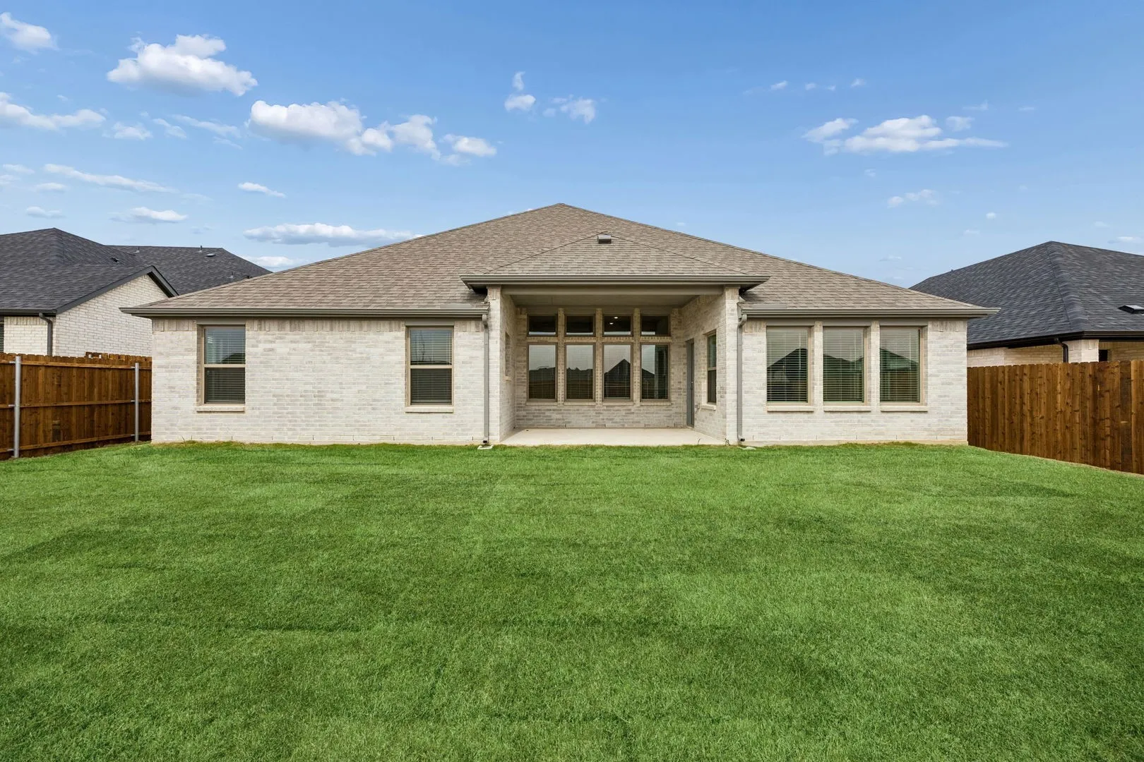 Covered Patio in the Gilmour II home plan – REPRESENTATIVE PHOTO