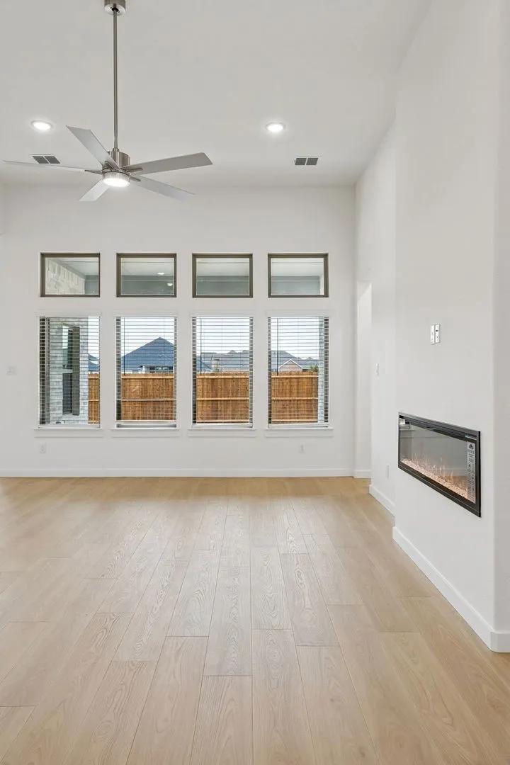 Living Room in the Gilmour II home plan – REPRESENTATIVE PHOTO