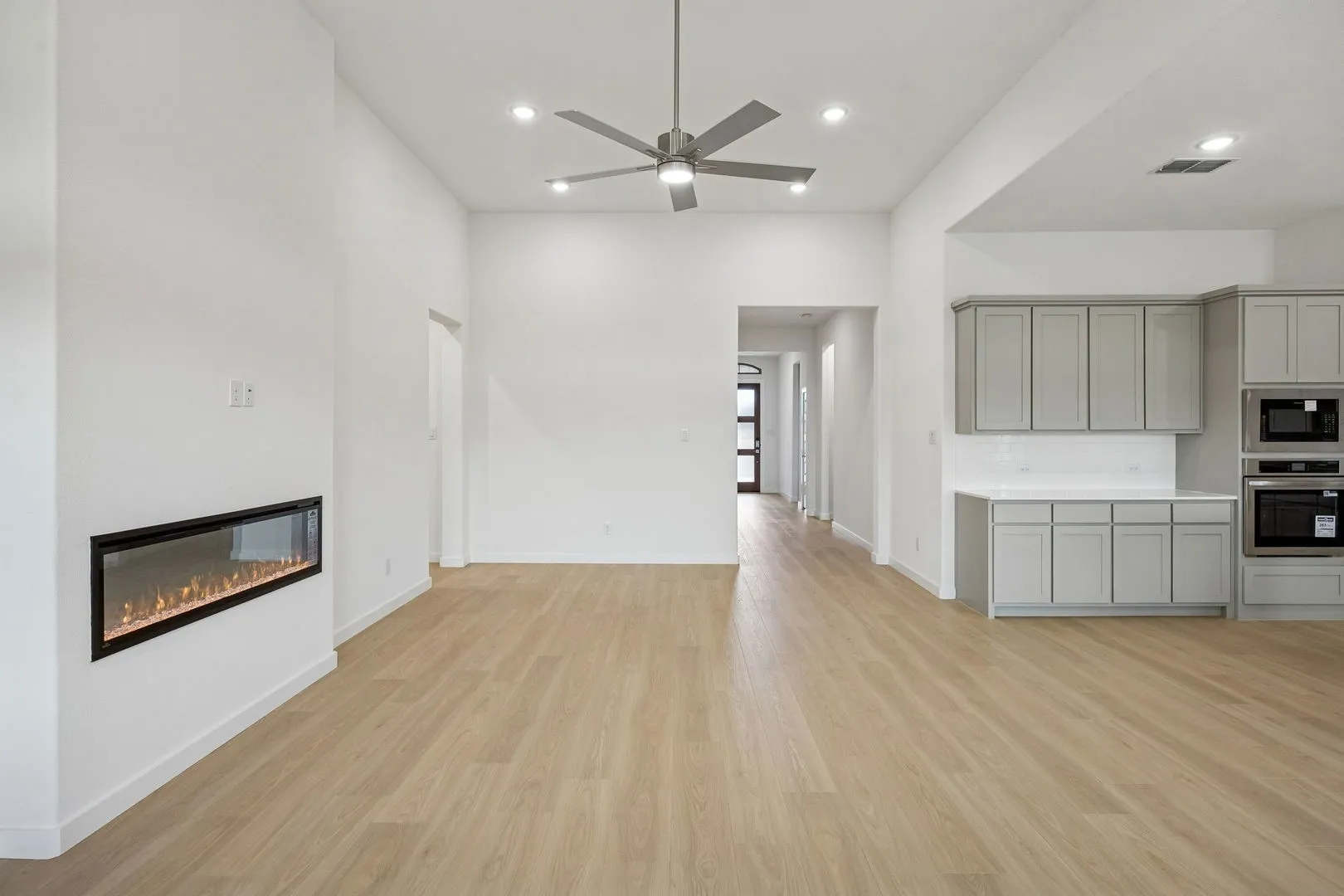 Living Room in the Gilmour II home plan – REPRESENTATIVE PHOTO
