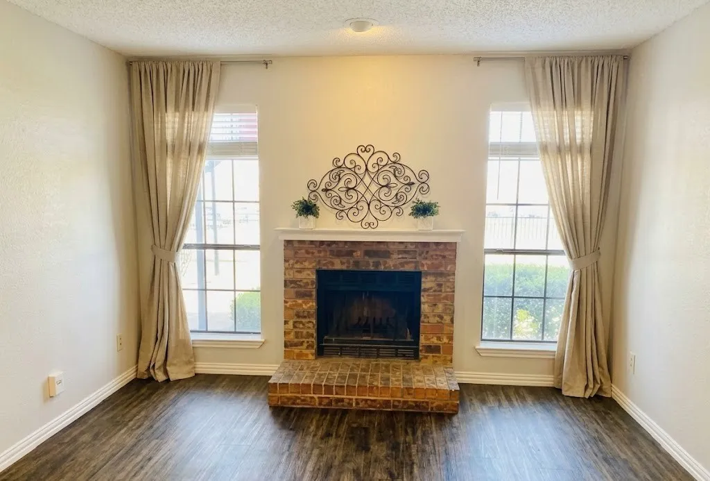 Curtains are virtually staged