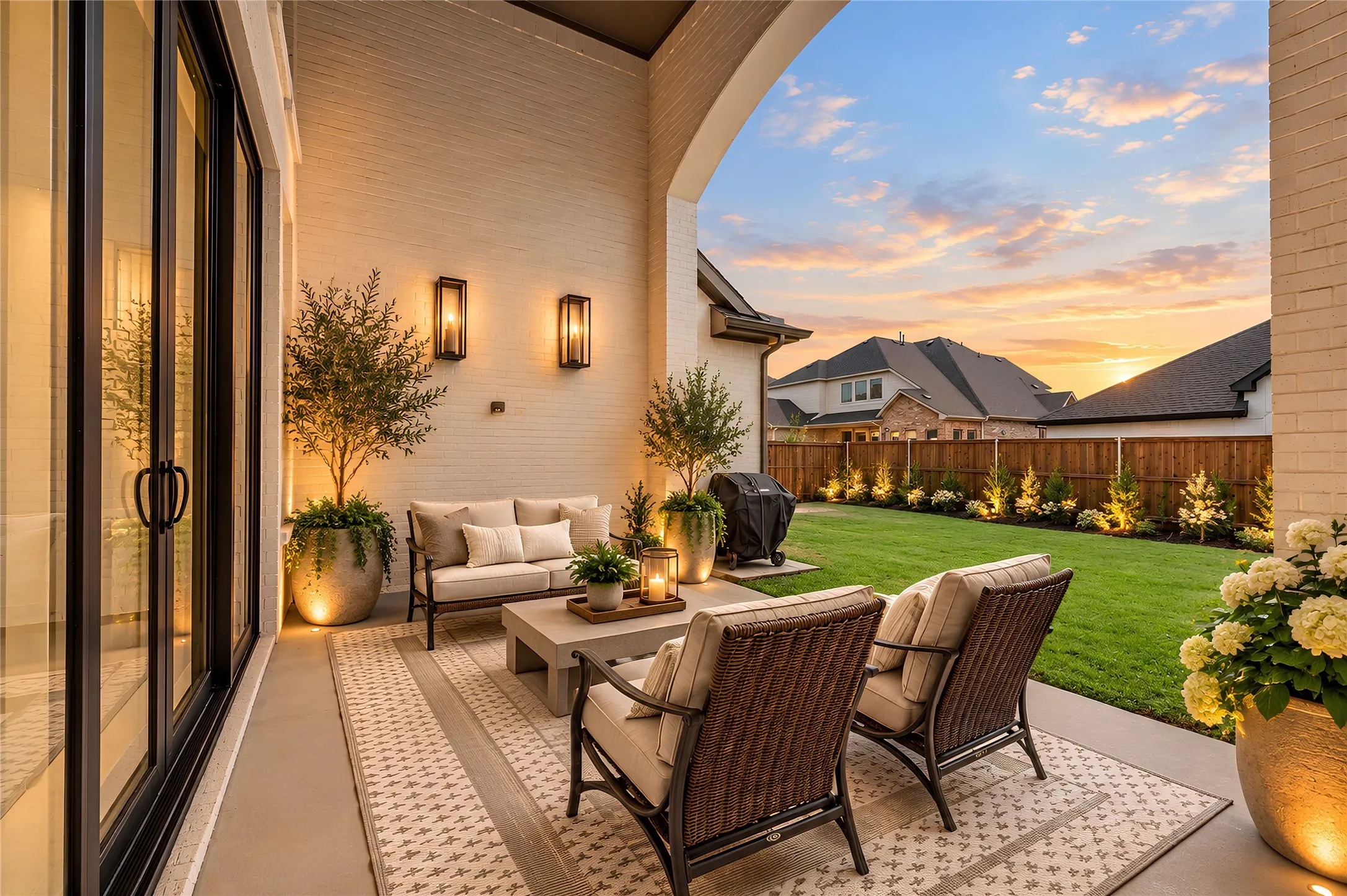 *Vitrually Imagined* patio space
