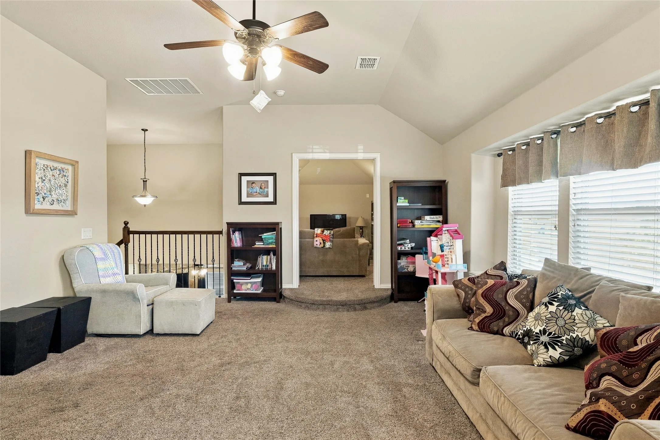 Spacious secondary living area with plenty of room to relax.